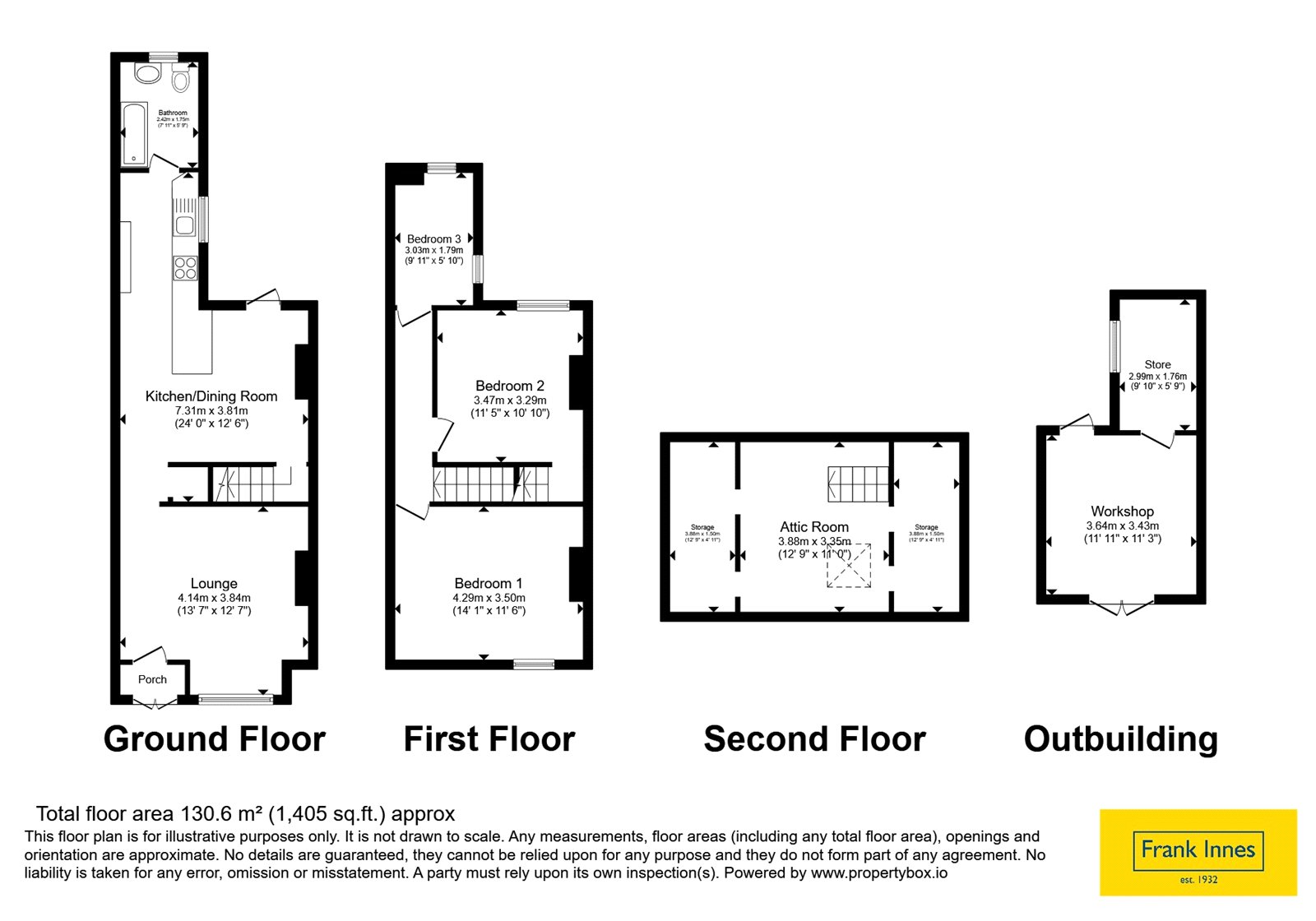 77, Oxford Street, Leicestershire floorplan