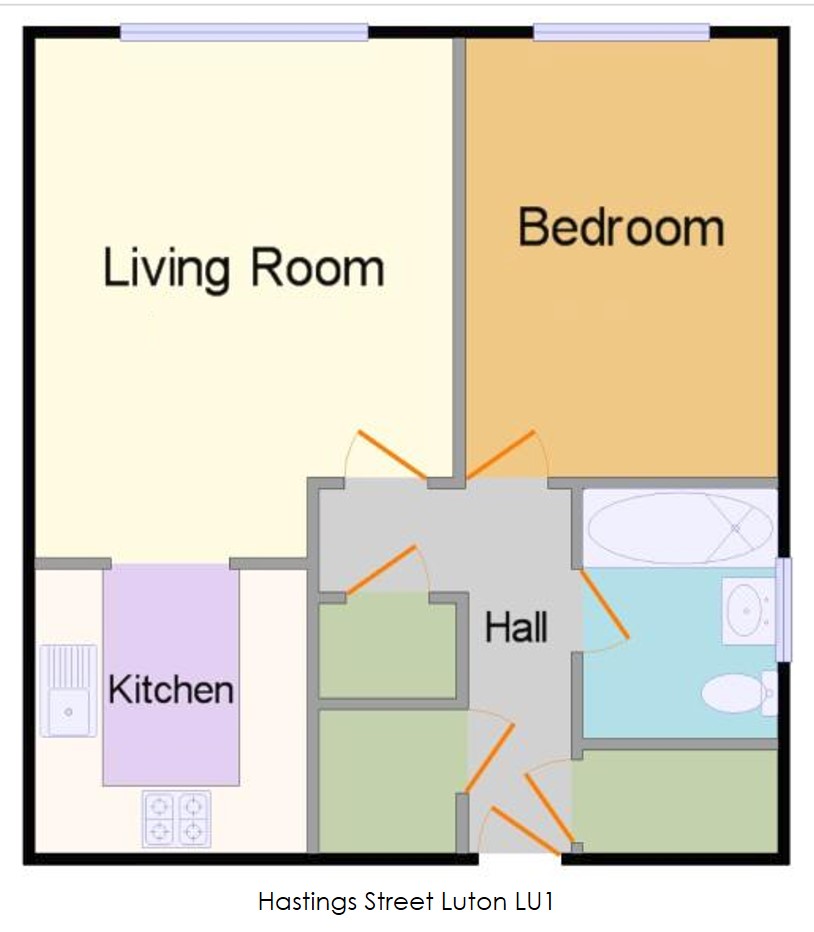 1 Bedrooms Flat for sale in Hastings Street, Luton, Bedfordshire LU1