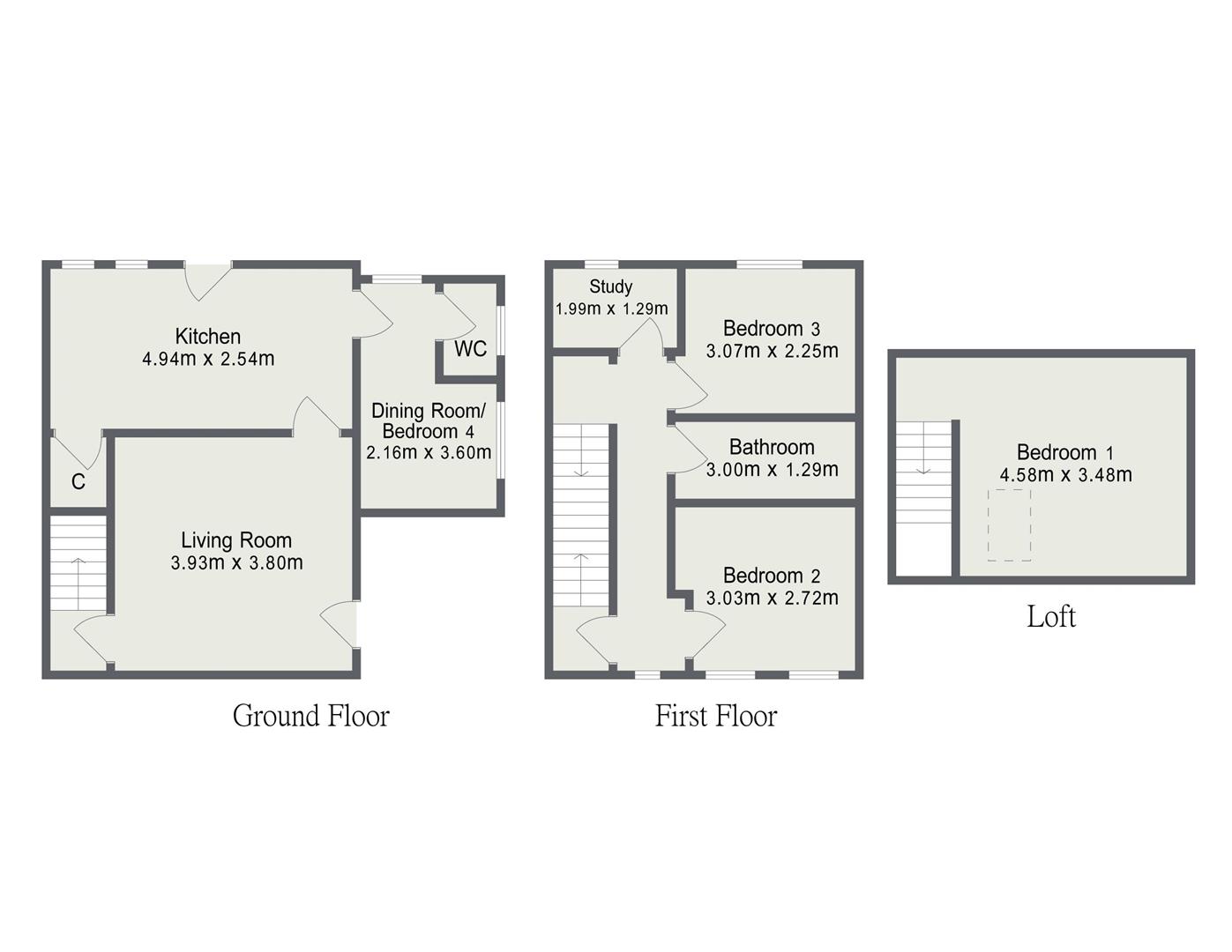 5, Cross Keys Mews, Pontefract floorplan