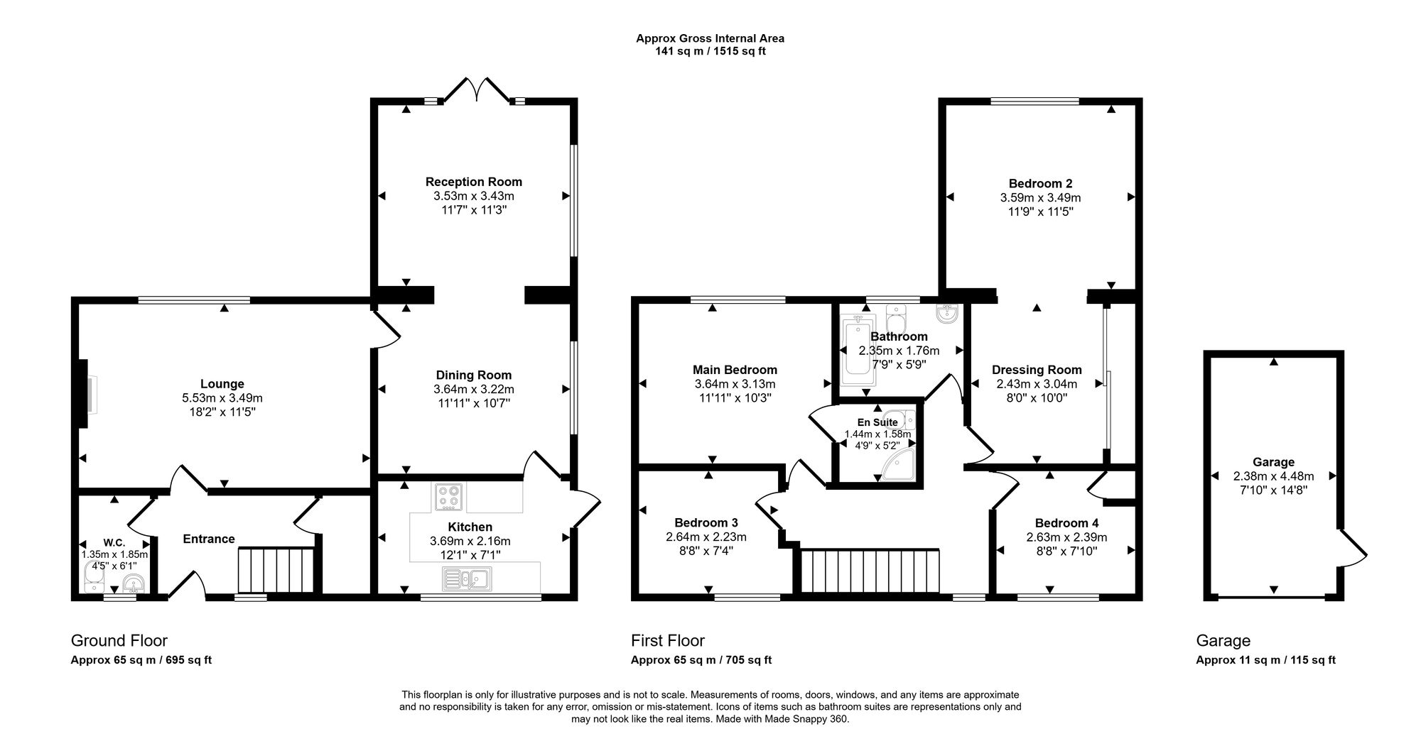 34 Castle Hill Park, Wigan floorplan