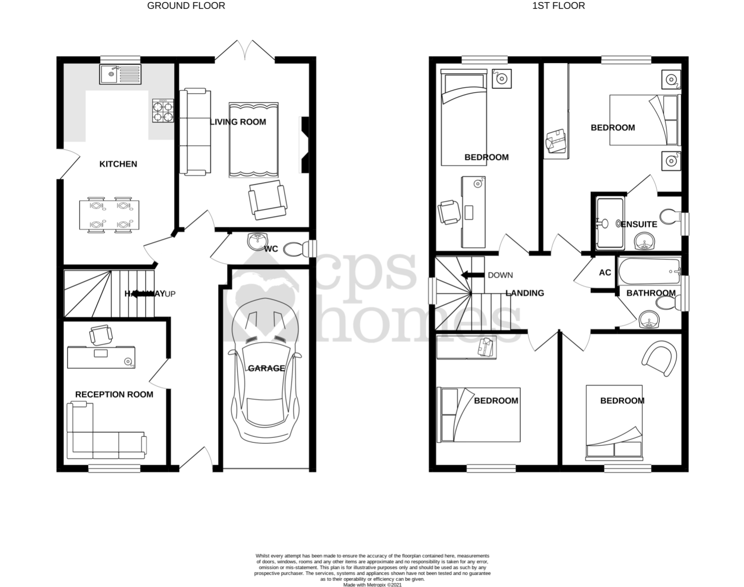 48, Thorne Way, Cardiff floorplan