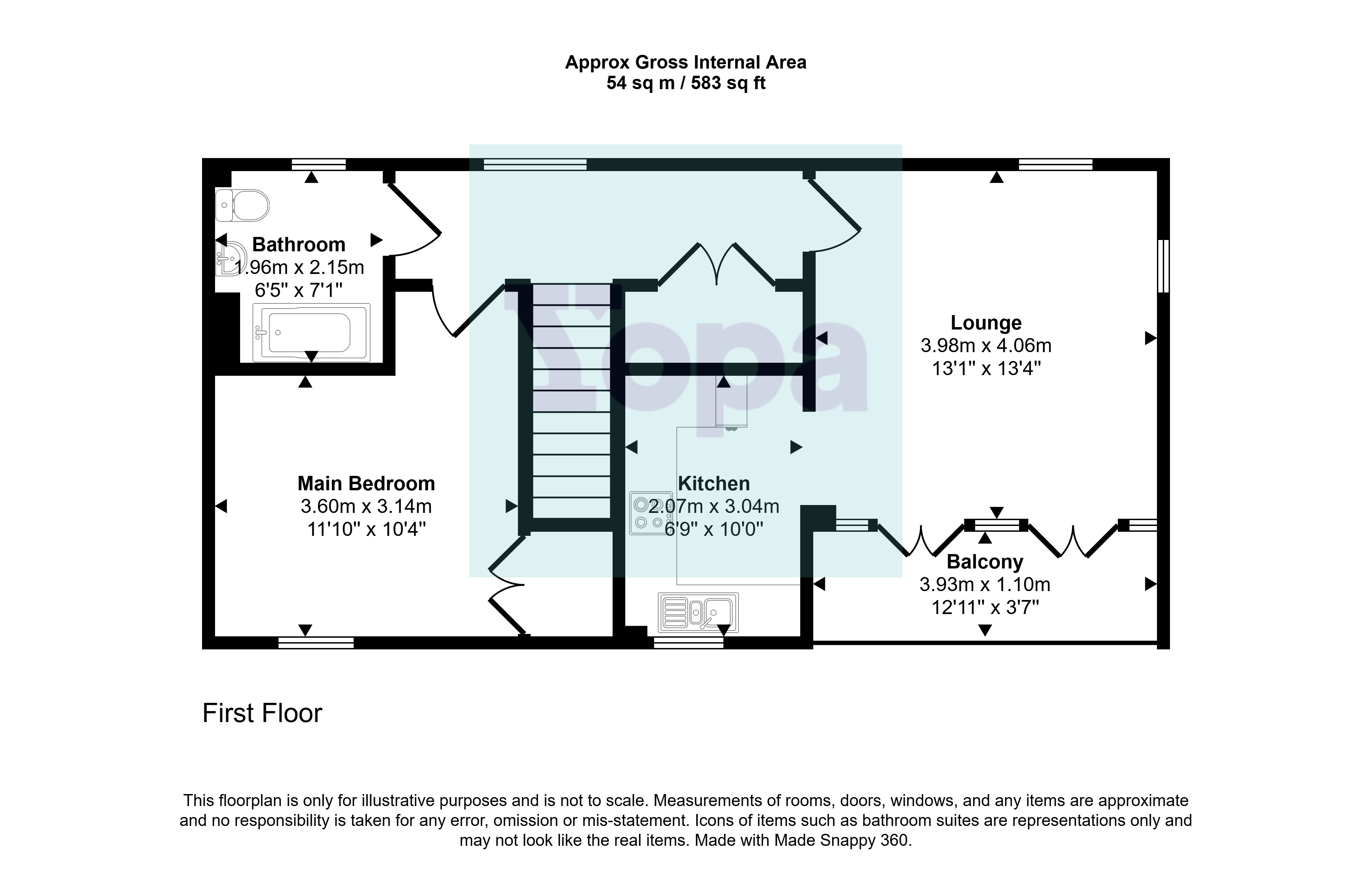 47, Sandy Crescent, Southend-on-sea floorplan