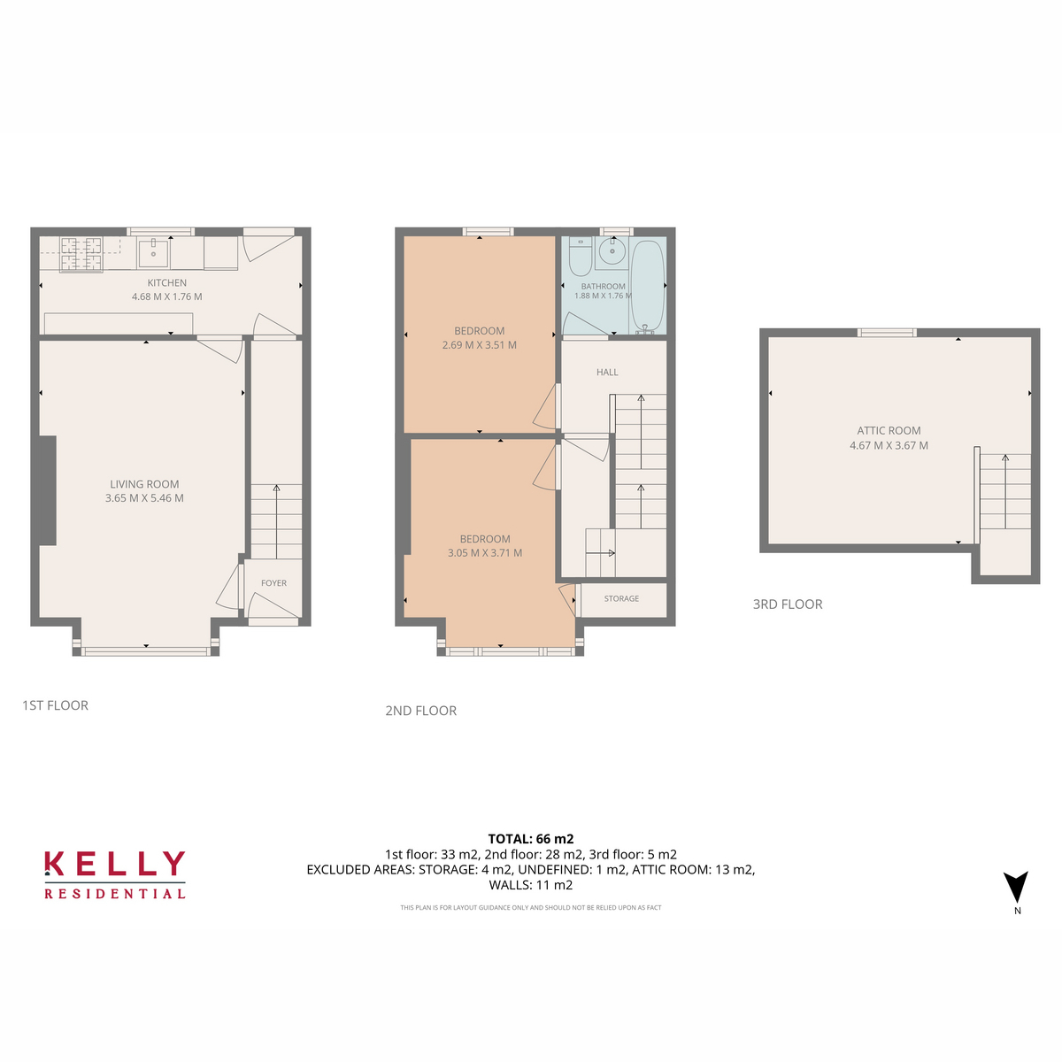 42, Cromarty Gardens, Glasgow floorplan