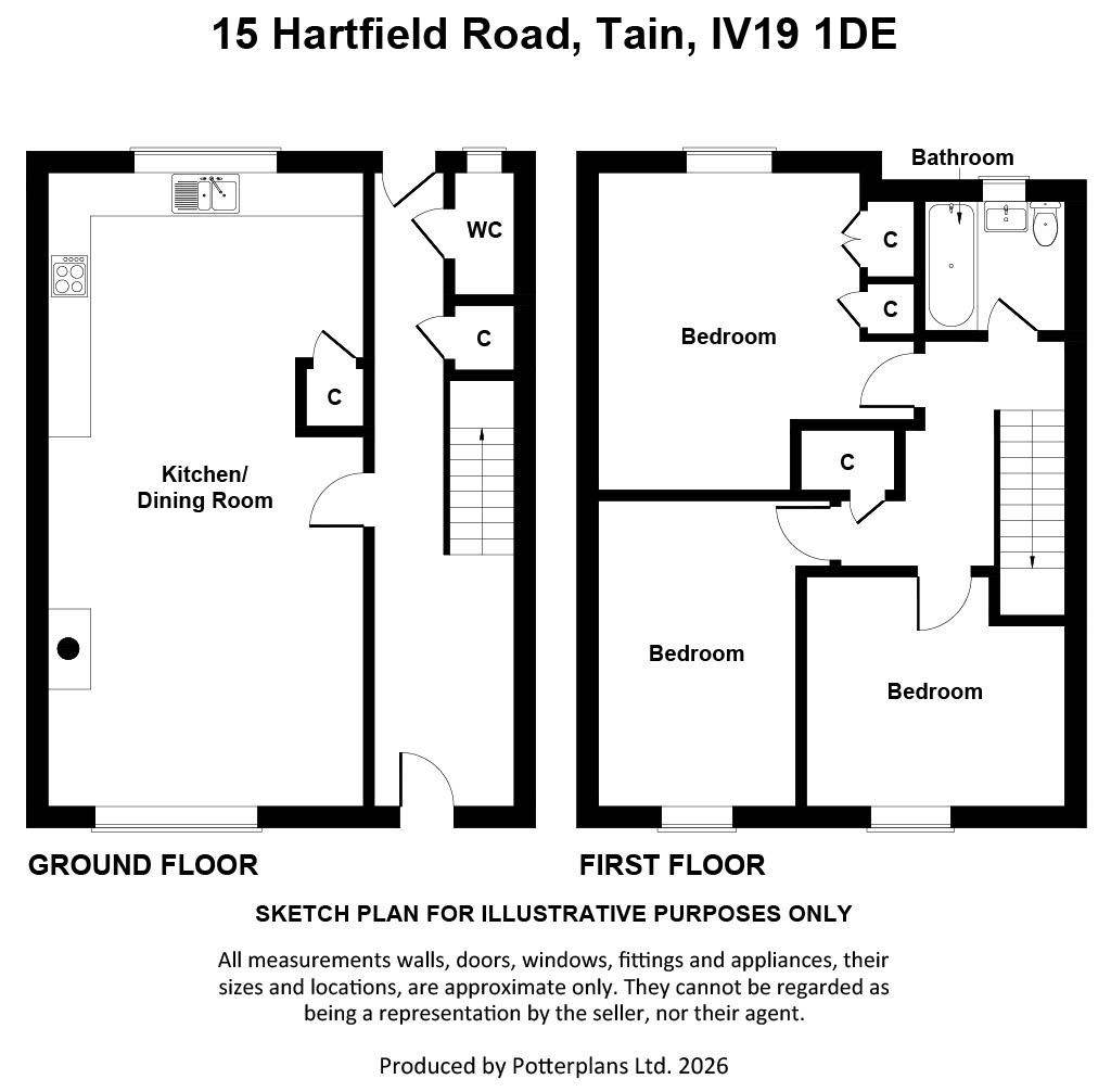 15, Hartfield Road, Tain floorplan