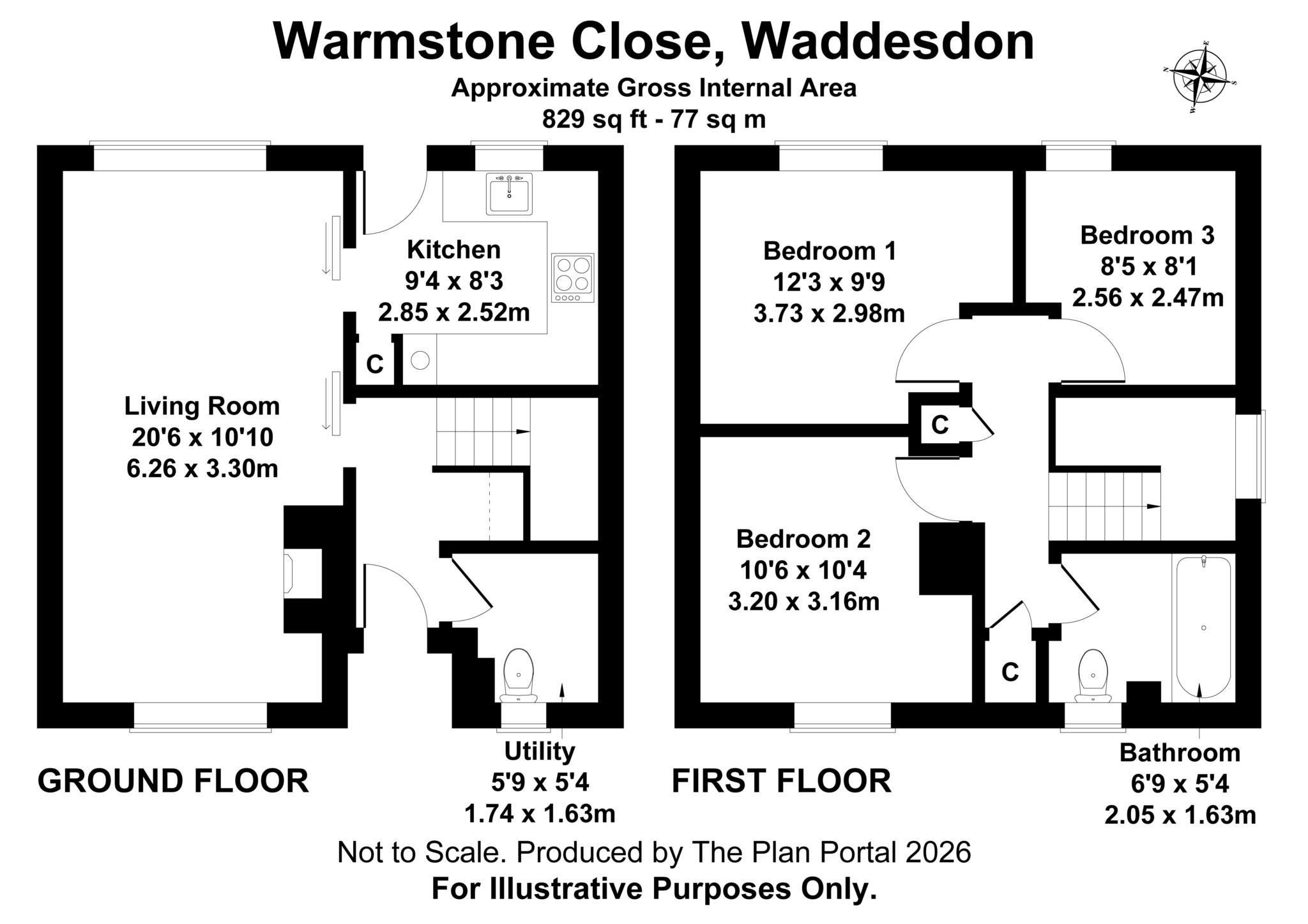 17, Warmstone Close, Aylesbury floorplan