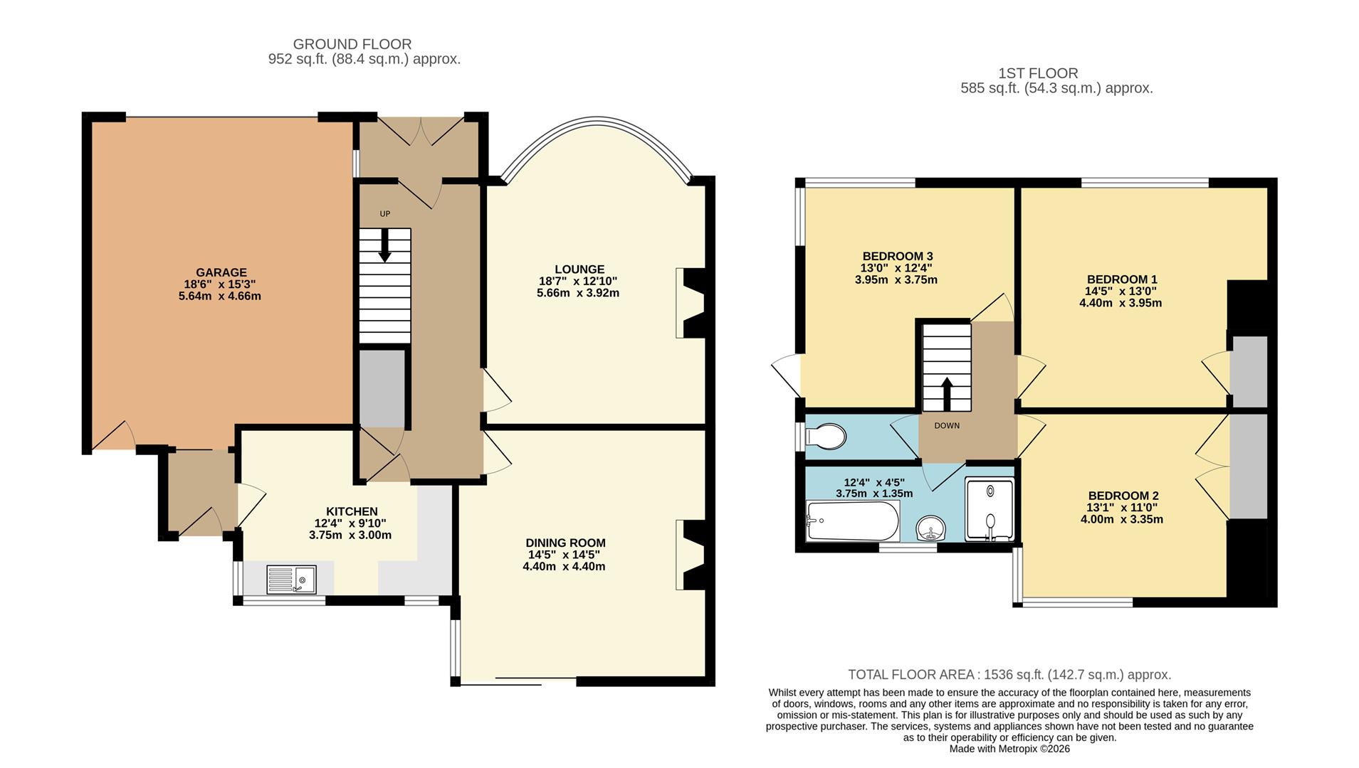 25, Hollym Road, Withernsea floorplan