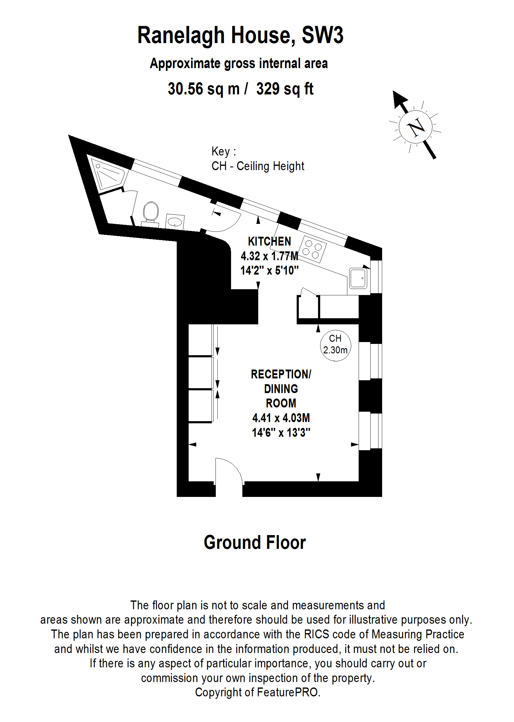 Ranelagh House, Elystan Place, Chelsea SW3, studio for sale 60123383