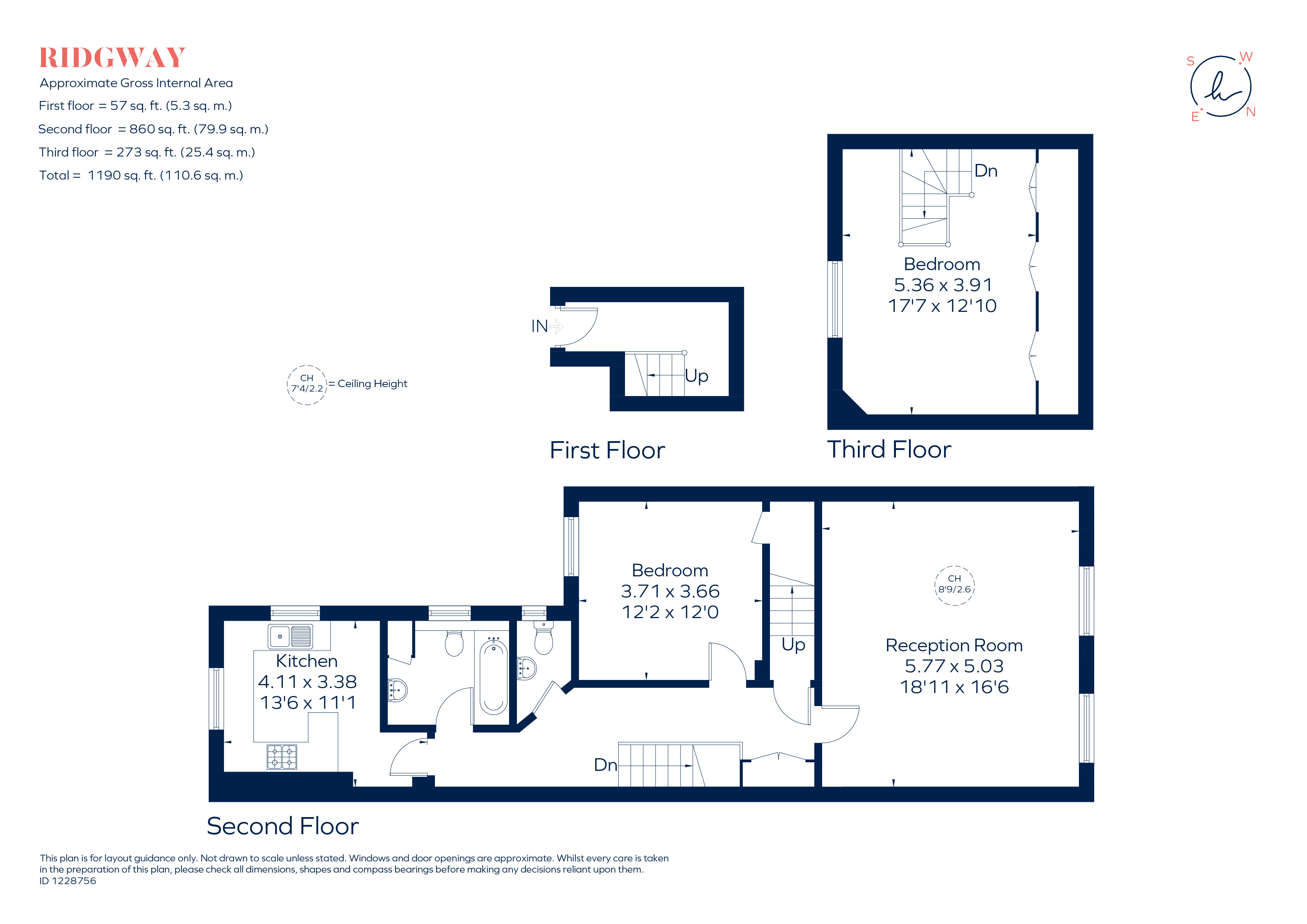 69B, Ridgway, London floorplan