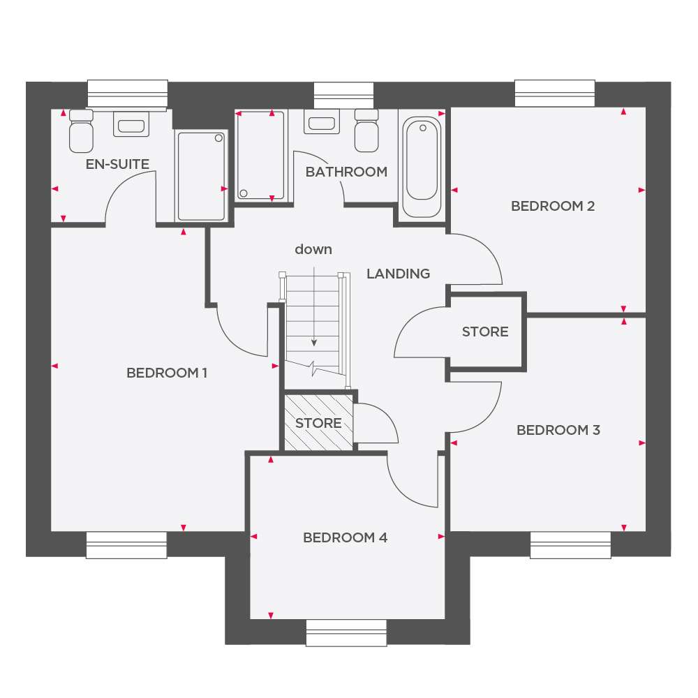 2, Garstang Road, Barton floorplan