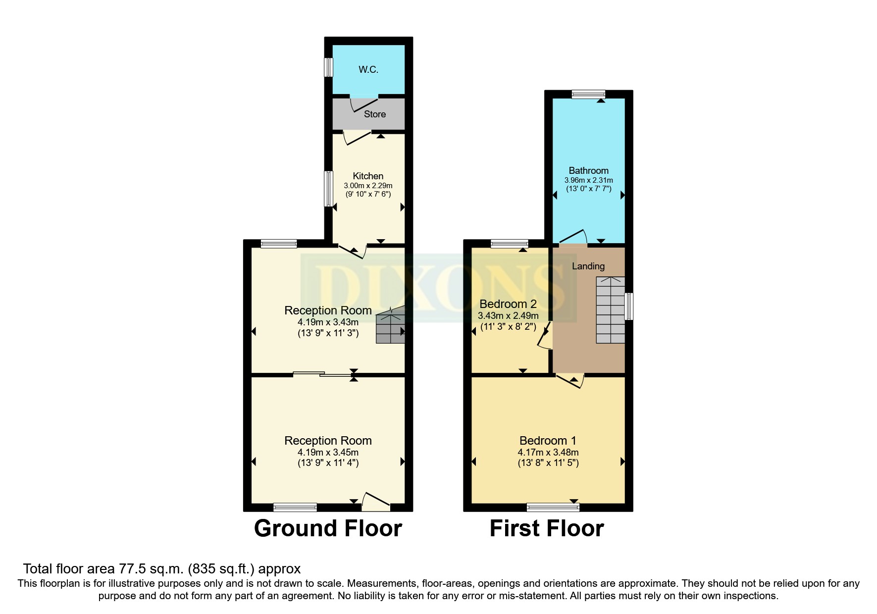 39, George Road, Birmingham floorplan