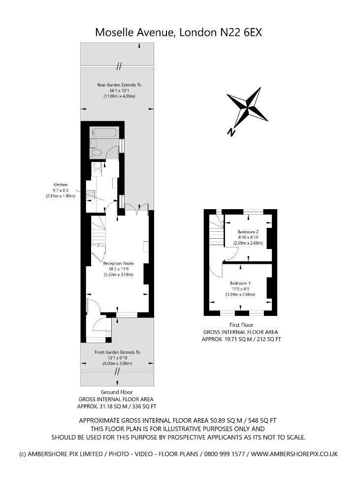 208, Moselle Avenue, London floorplan