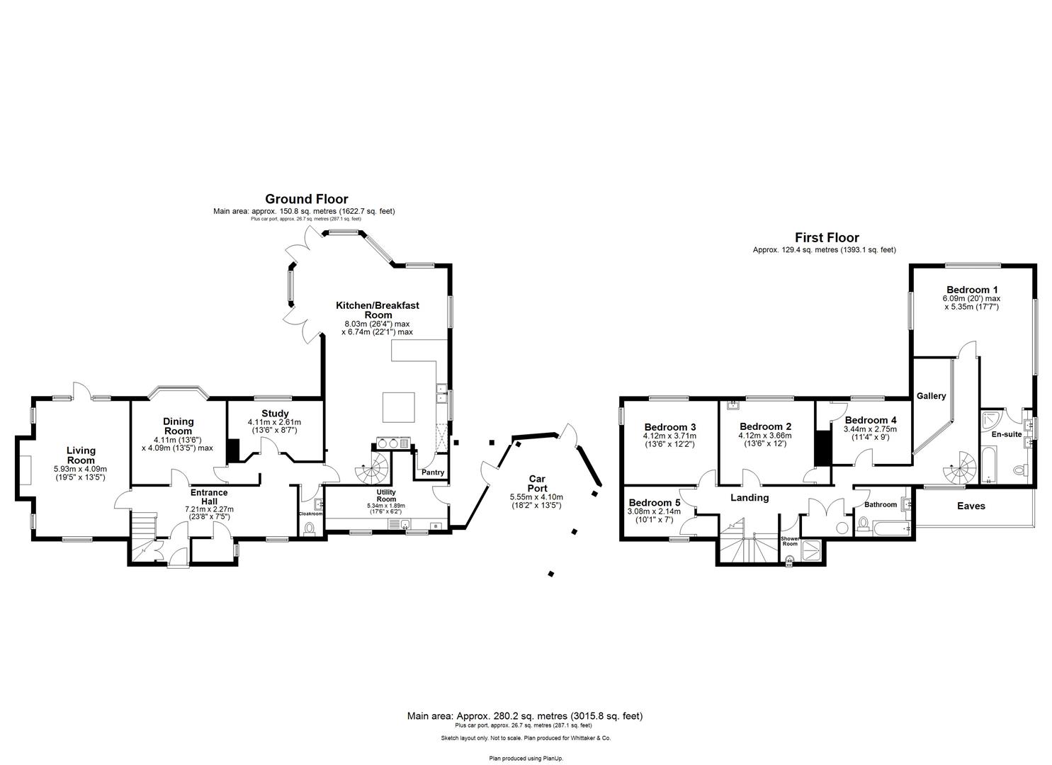 Woodlands, 13, Sauncey Wood, Harpenden floorplan