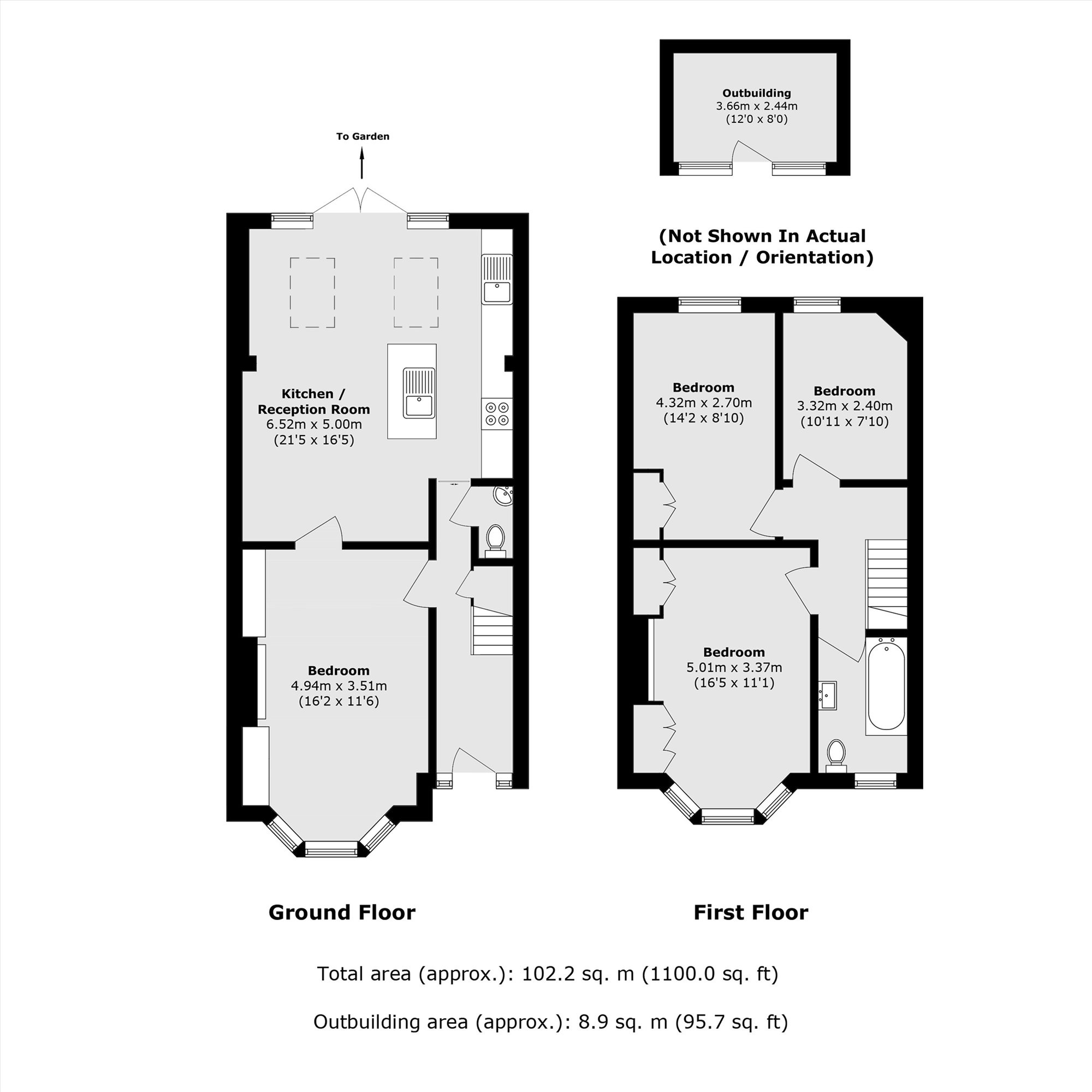 53, Eversley Road, London floorplan