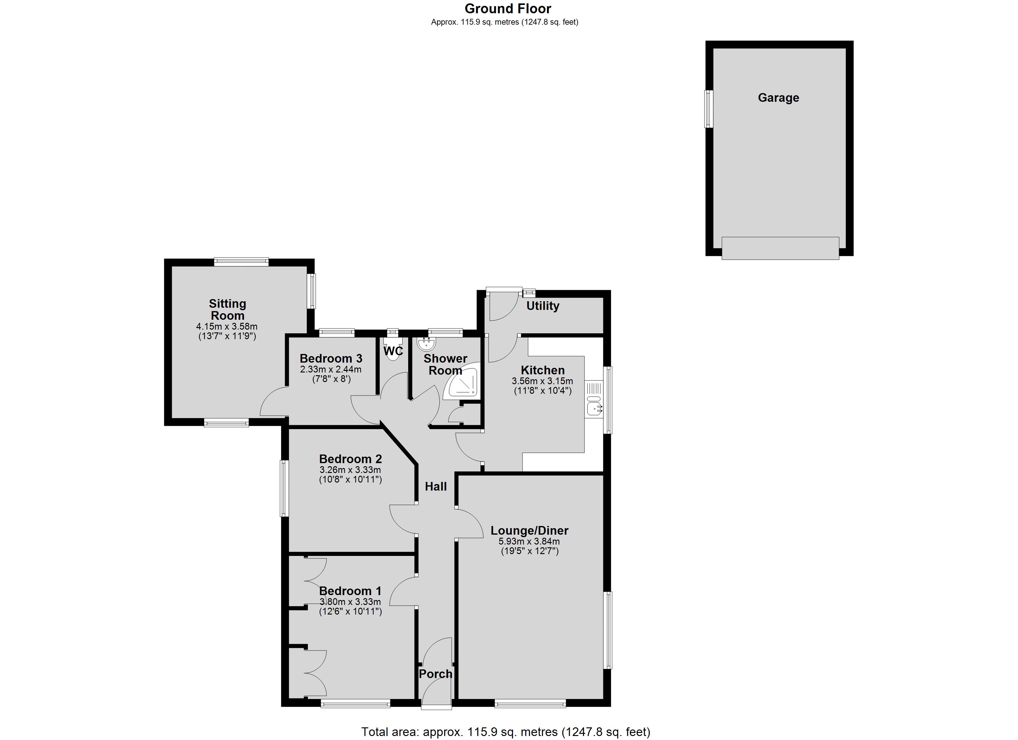 6, Hillman Close, Lincoln floorplan