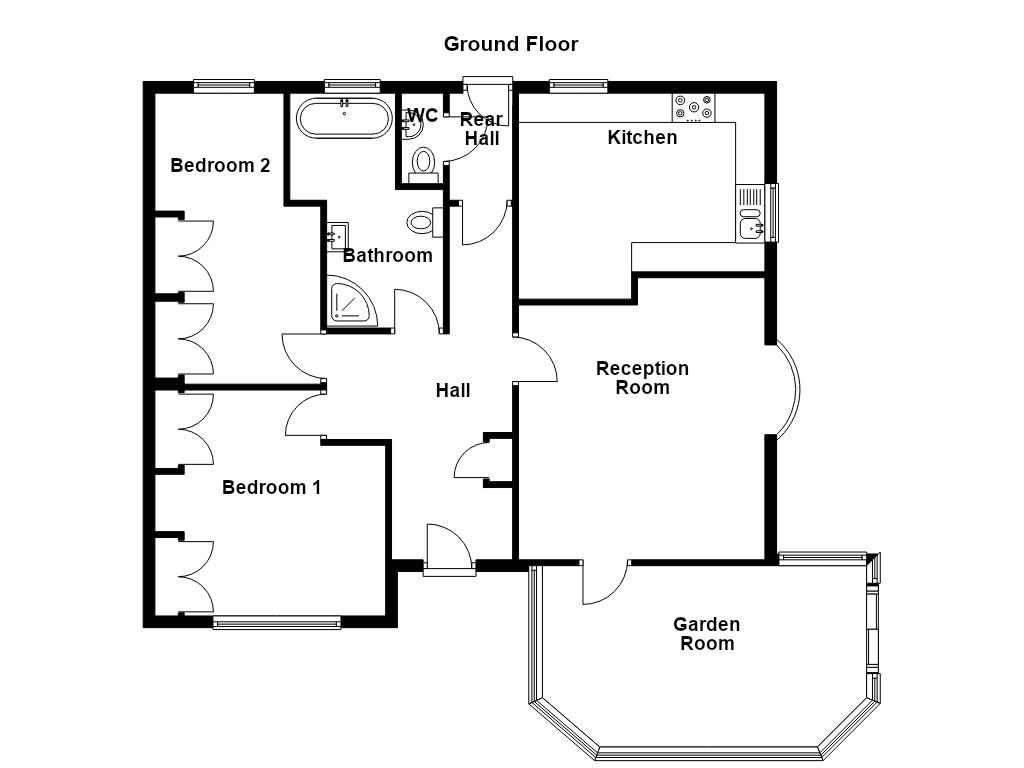 Horn Cliffe, Kings Causeway, Nelson floorplan