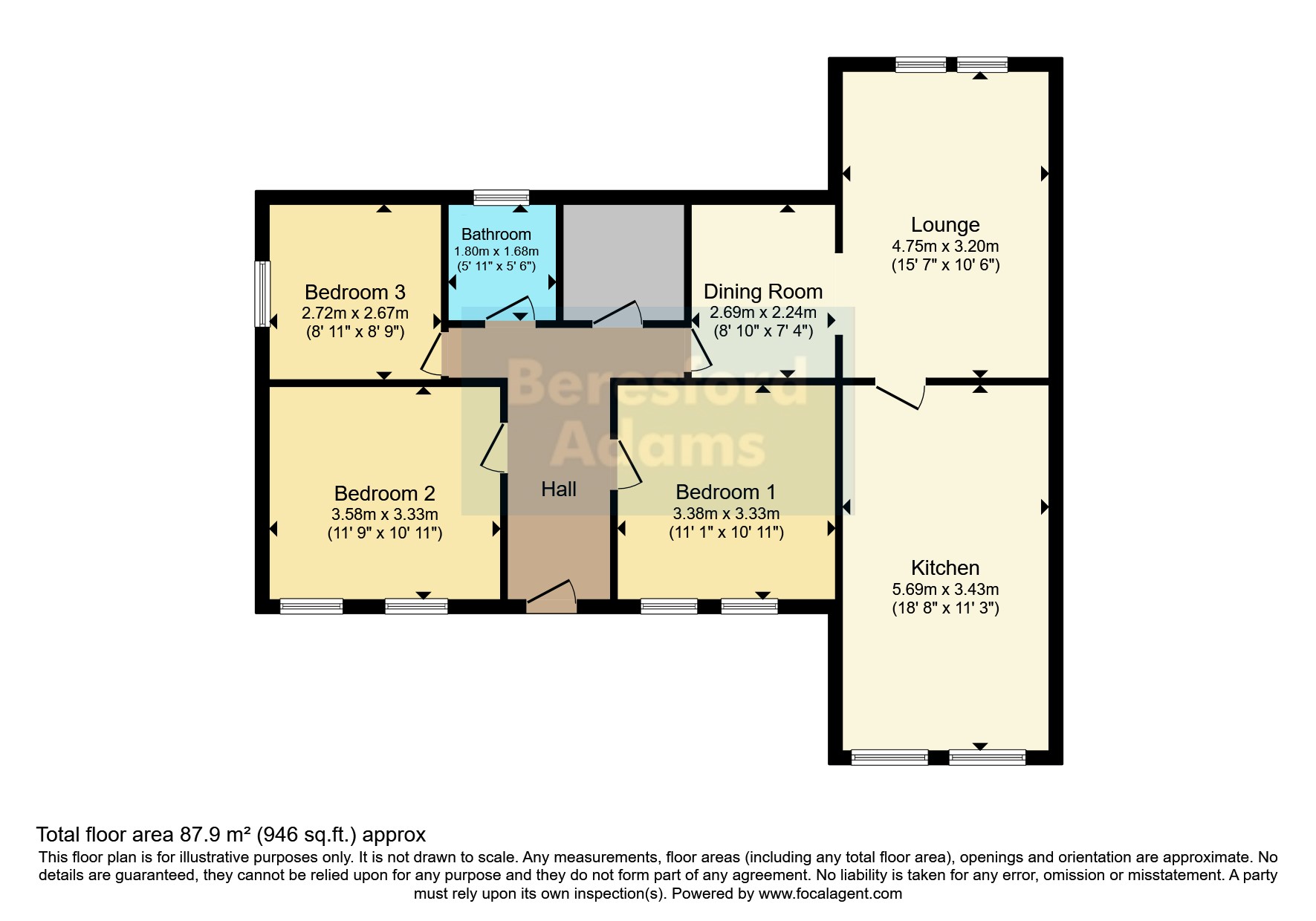 10, Tan Y Maes, Clwyd floorplan