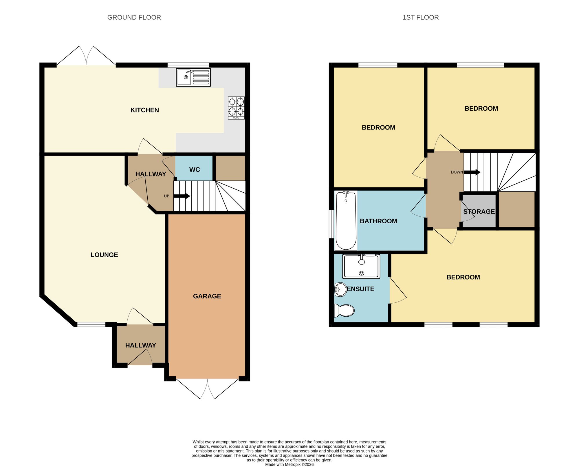 19 Sandhole Crescent, Telford floorplan