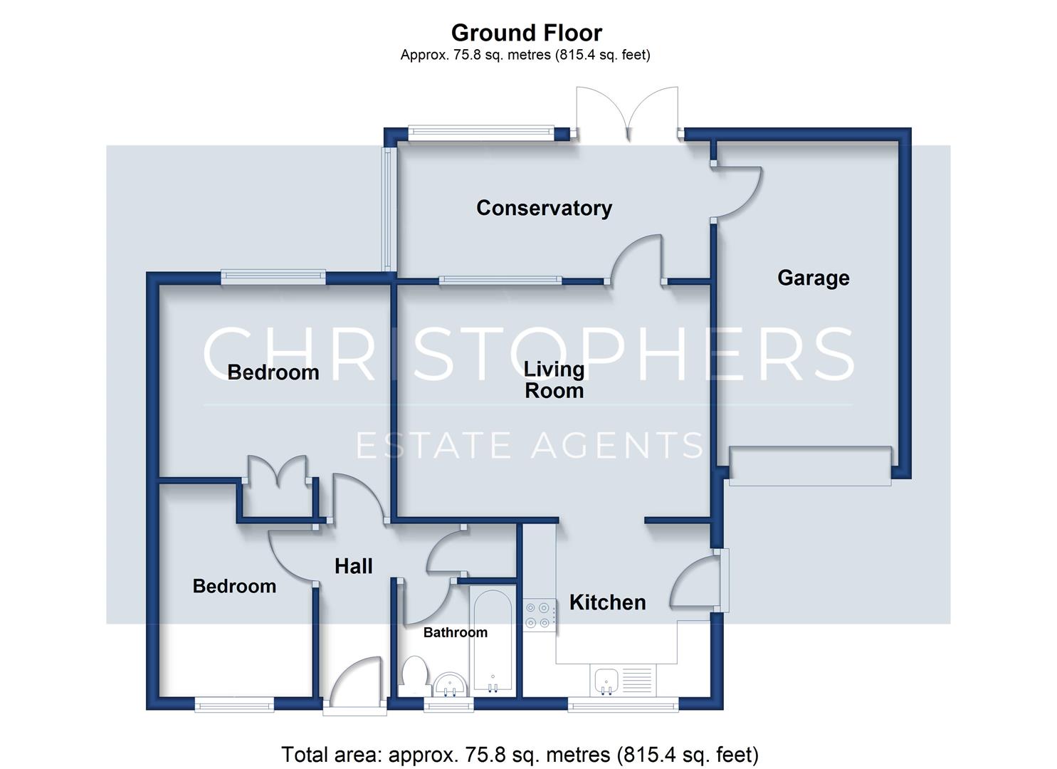 41, Manor Way, Helston floorplan
