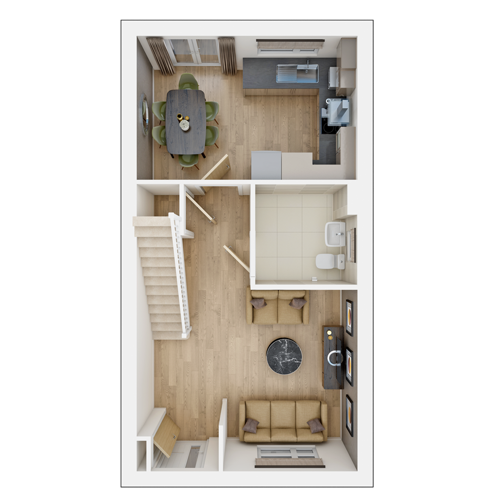 The Levenstead - Plot 377, Frobisher Meadows, Station Road, Altofts floorplan
