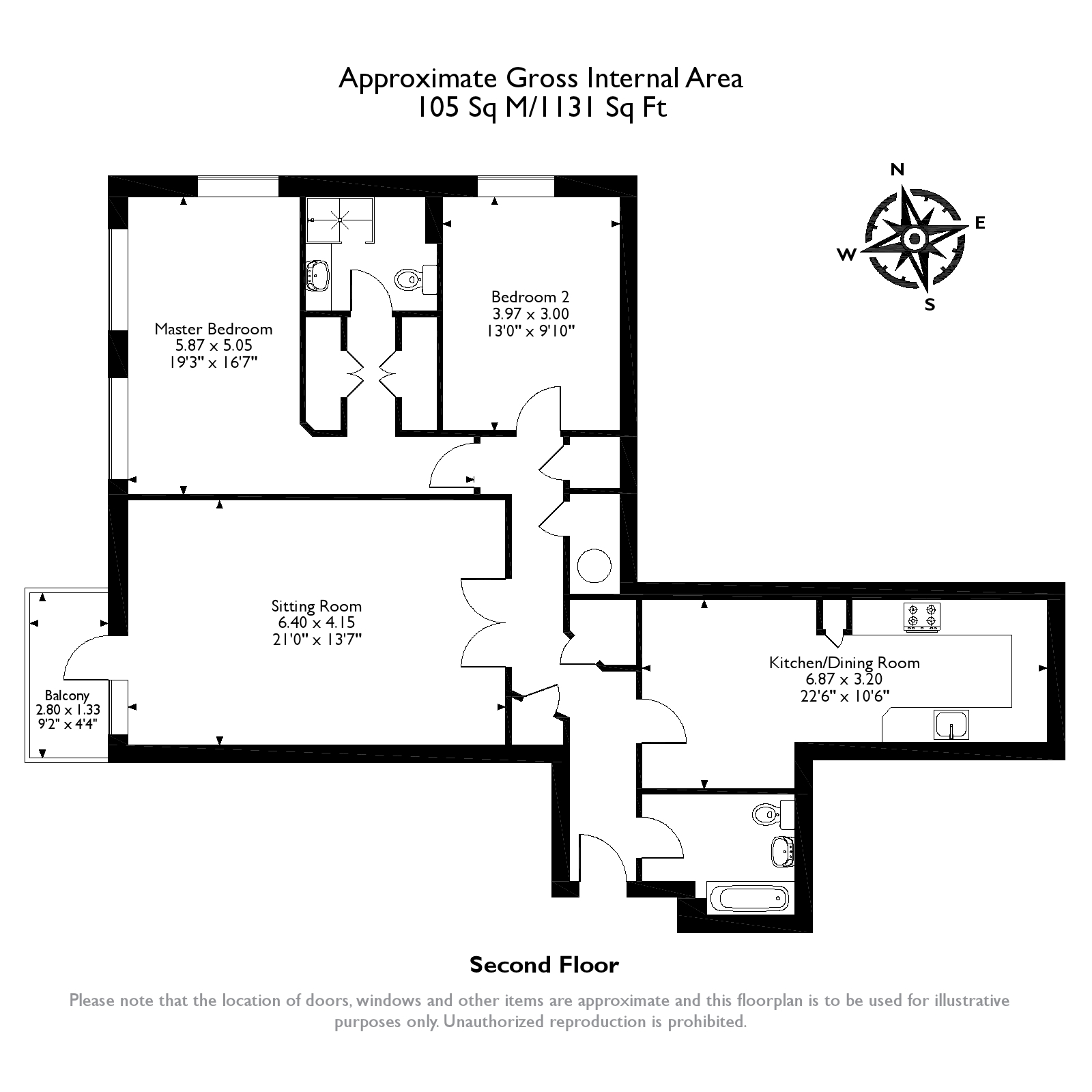 2 Bedrooms Flat to rent in Wadbrook Street, Kingston Upon Thames KT1