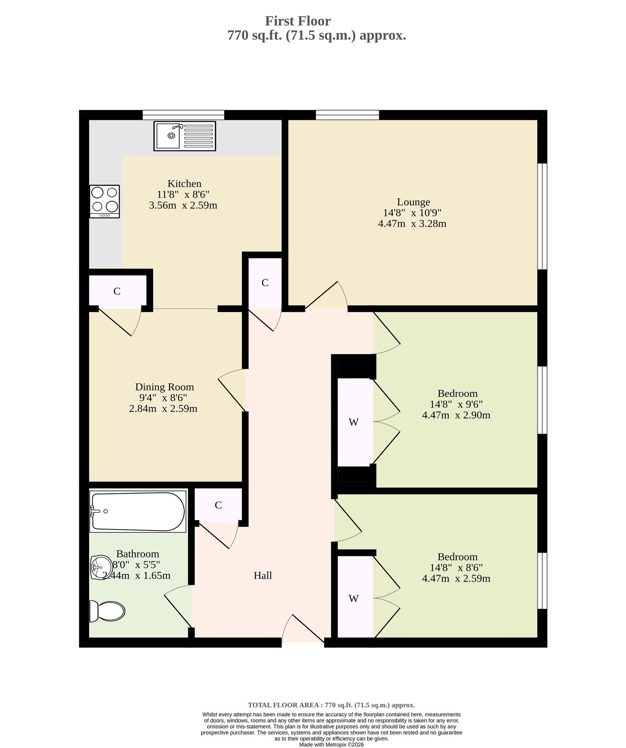 194 Ormesby Road, Norwich floorplan