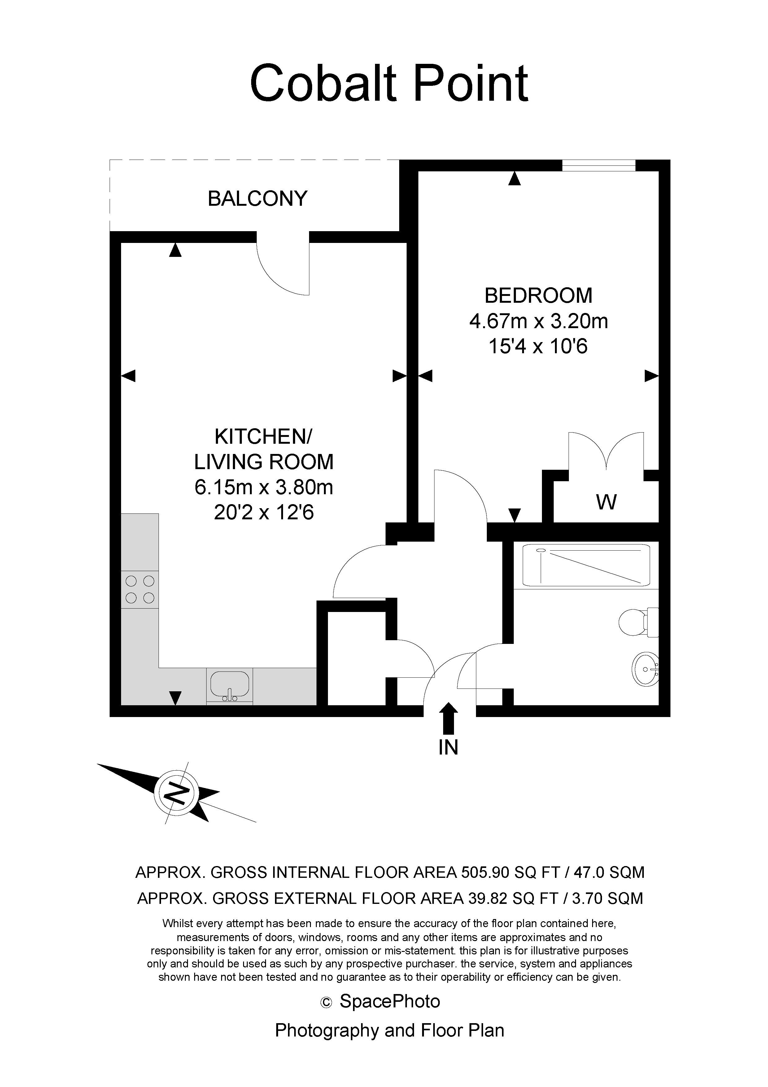 1 Bedrooms Flat to rent in Cobalt Point, South Quay E14