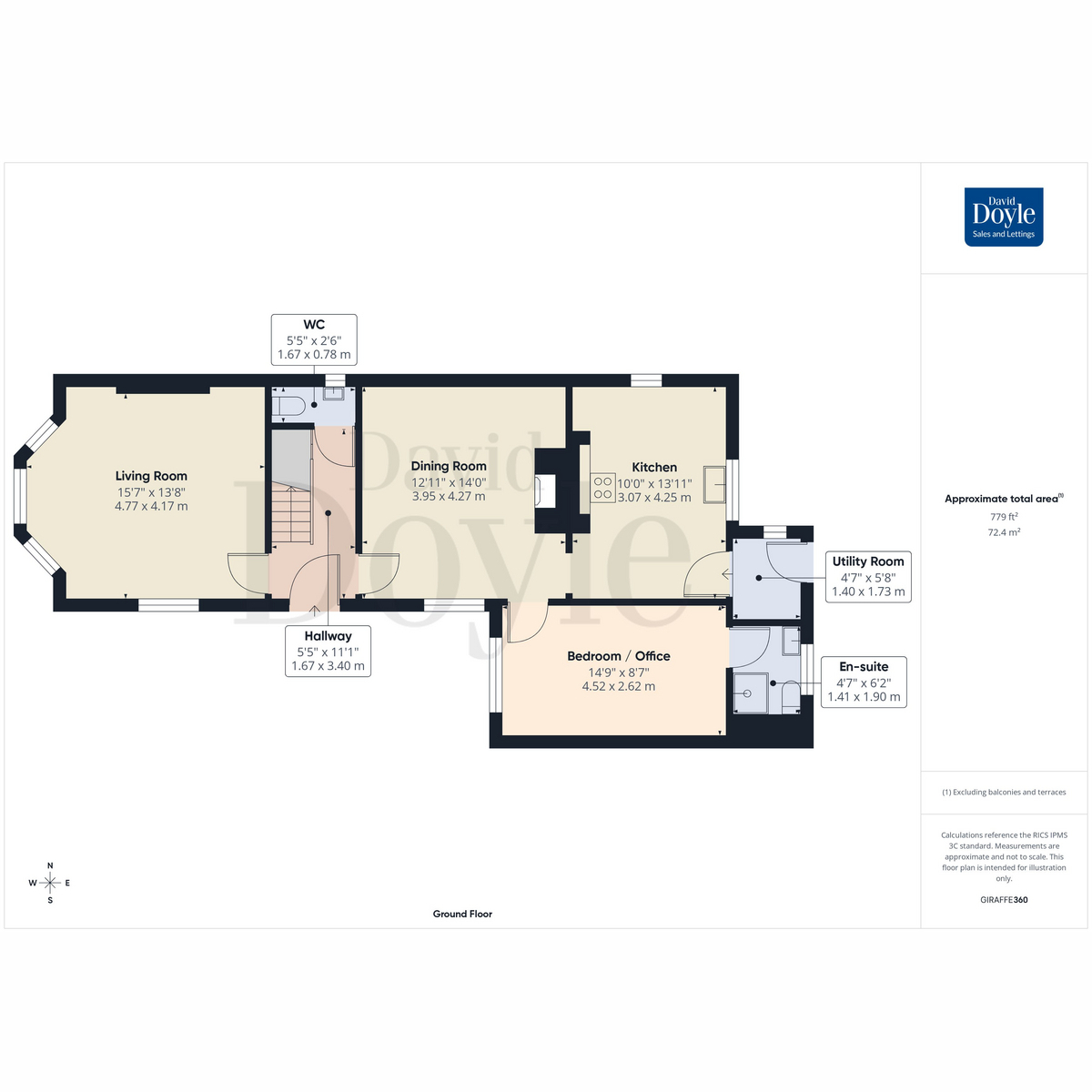 45, Park Road, Boxmoor floorplan