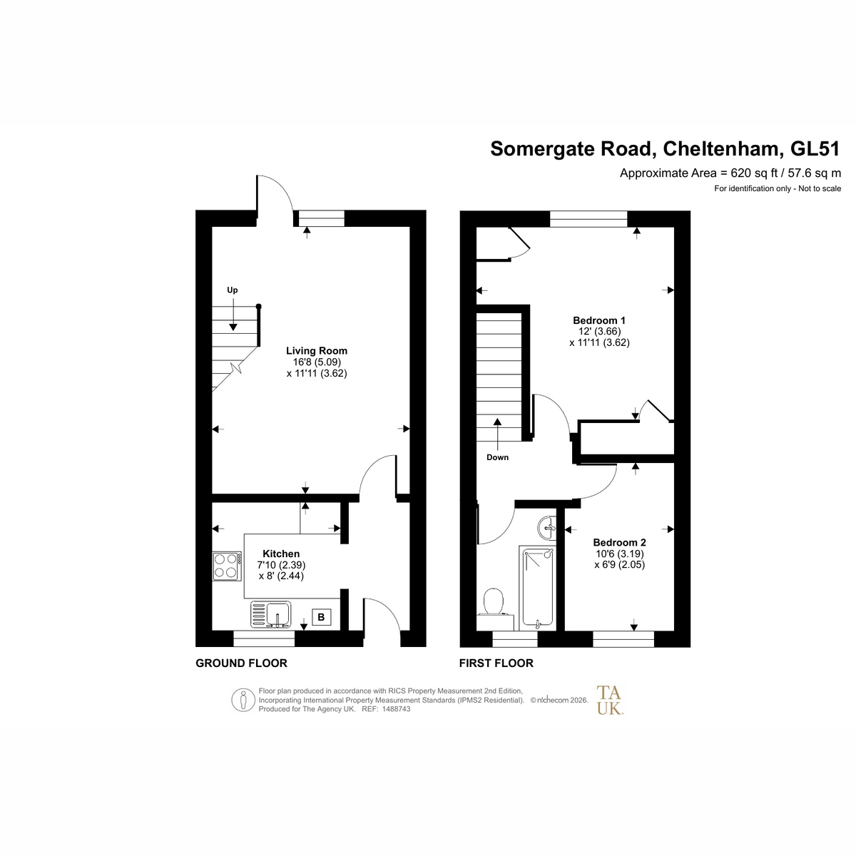 14, Somergate Road, Cheltenham floorplan