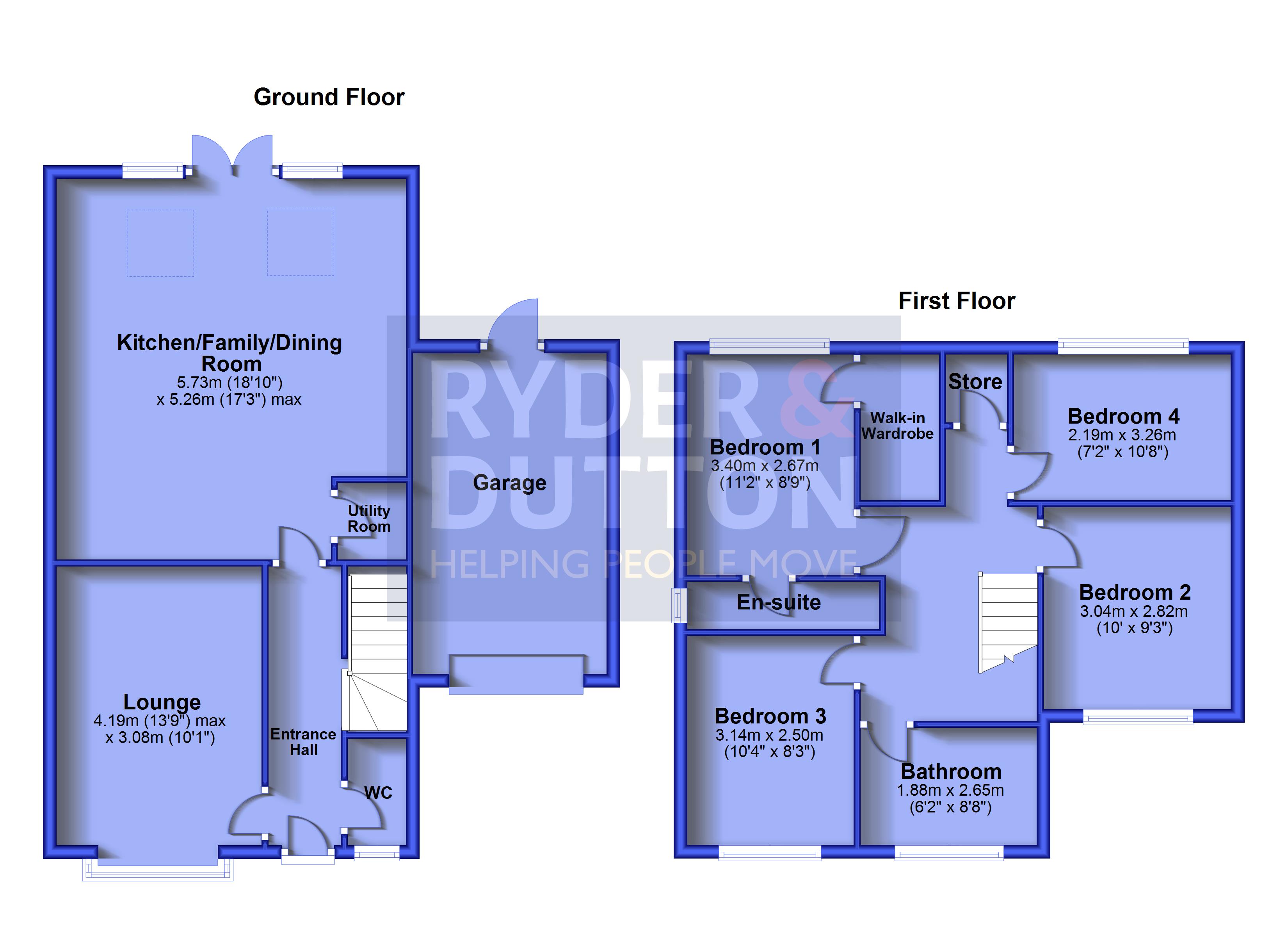 16, Green Pastures Way, Oldham floorplan