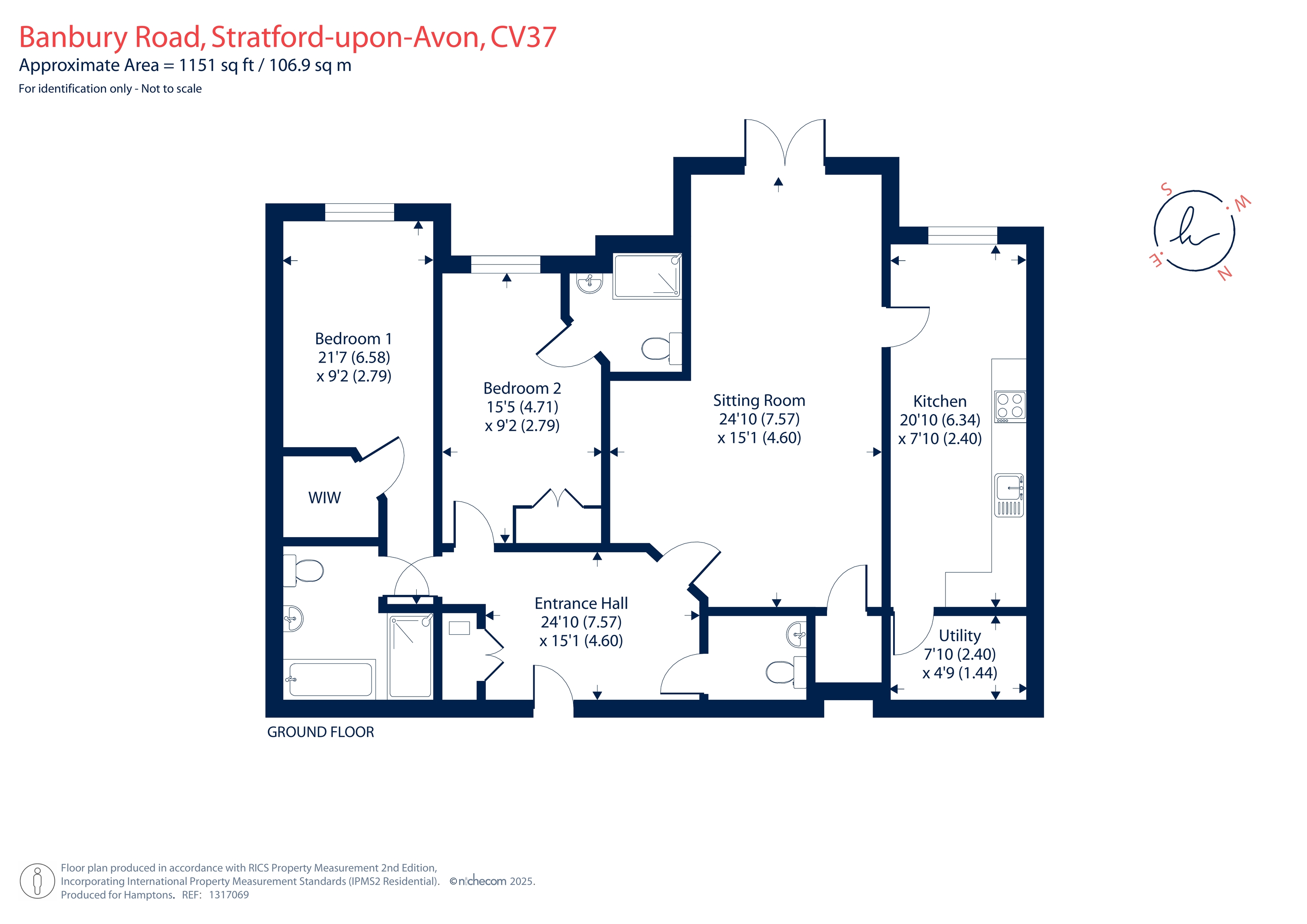 6 Orchard Gate, Banbury Road, Stratford-Upon-Avon floorplan