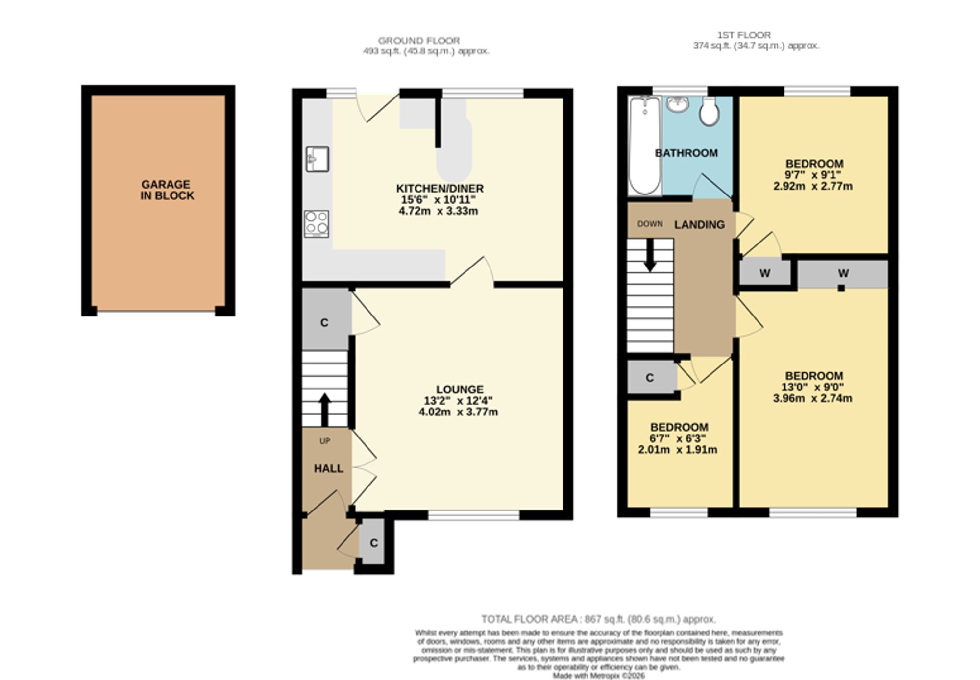 10 Quebec Gardens, Southampton floorplan