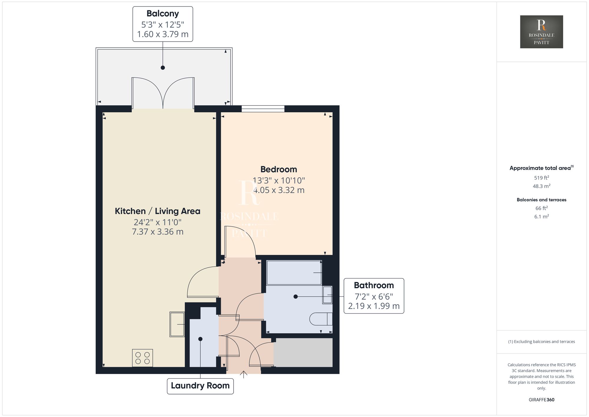 Flat 15, Seam Court, Wallington floorplan