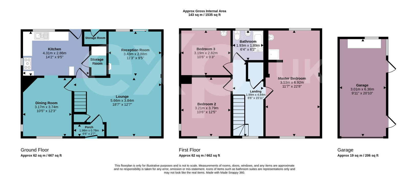 11, Beechwood Avenue, Newton Abbot floorplan