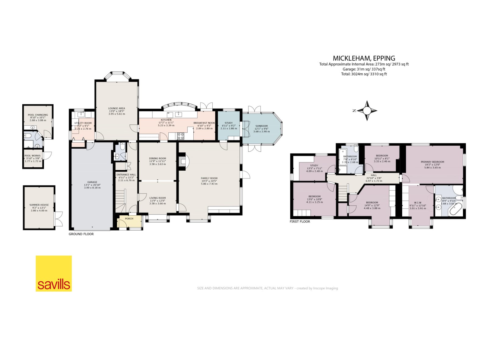 Mickleham,, Theydon Road, Essex floorplan