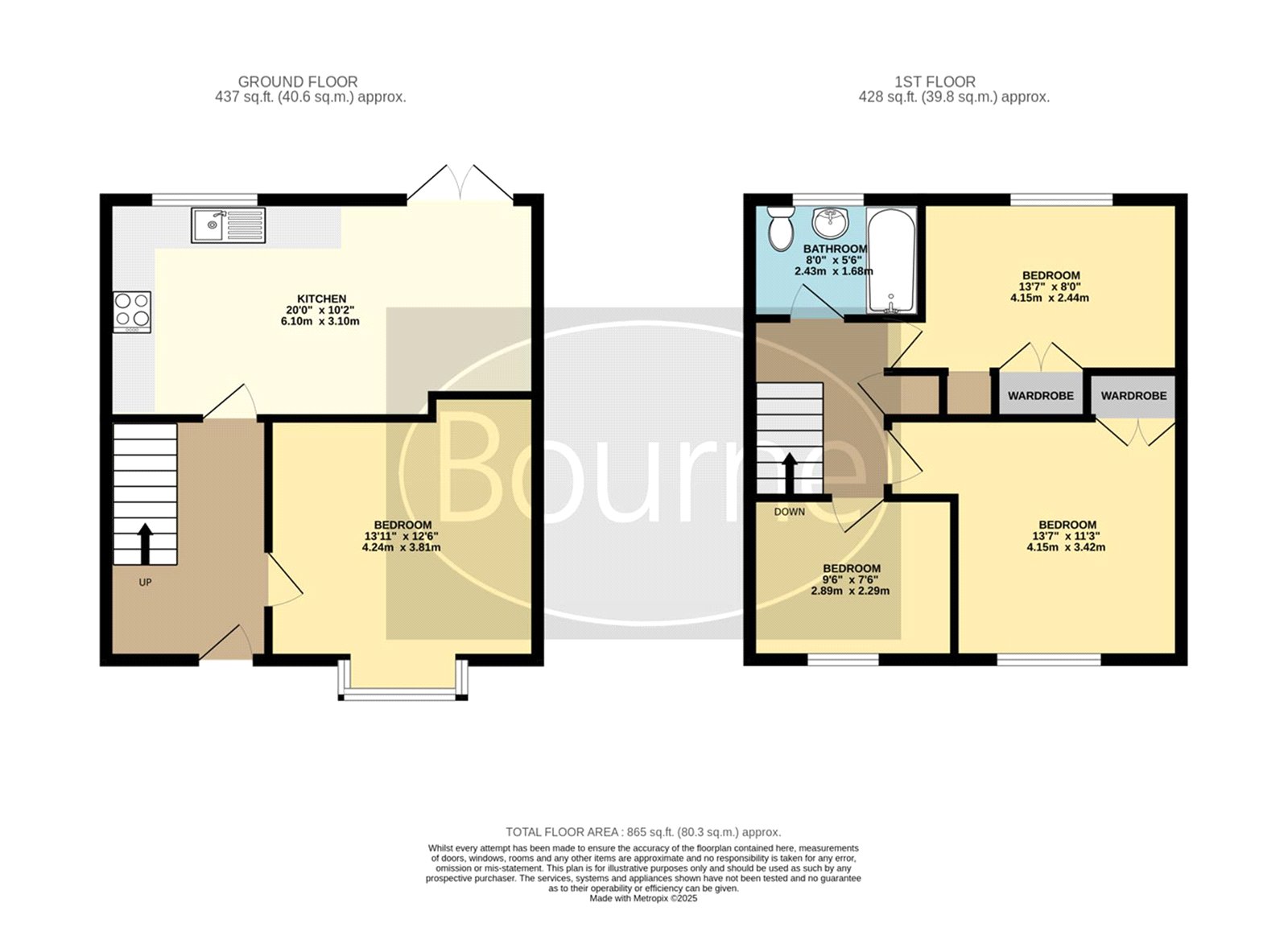 13, Almond Close, Guildford floorplan