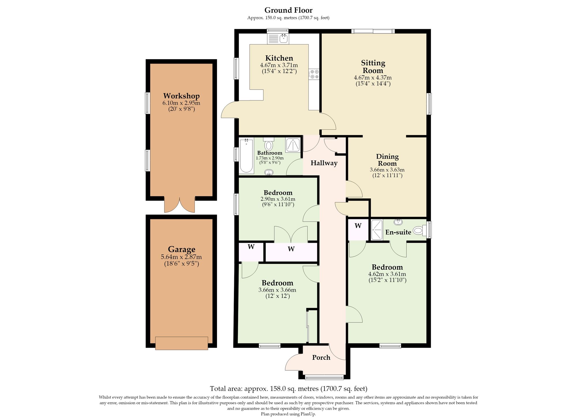 271 Reepham Road, Norwich floorplan