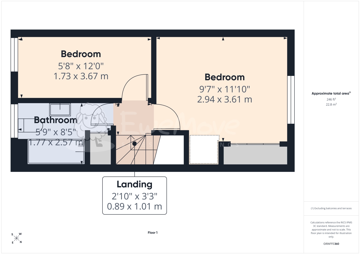 5, Bland Drive, Folkestone floorplan