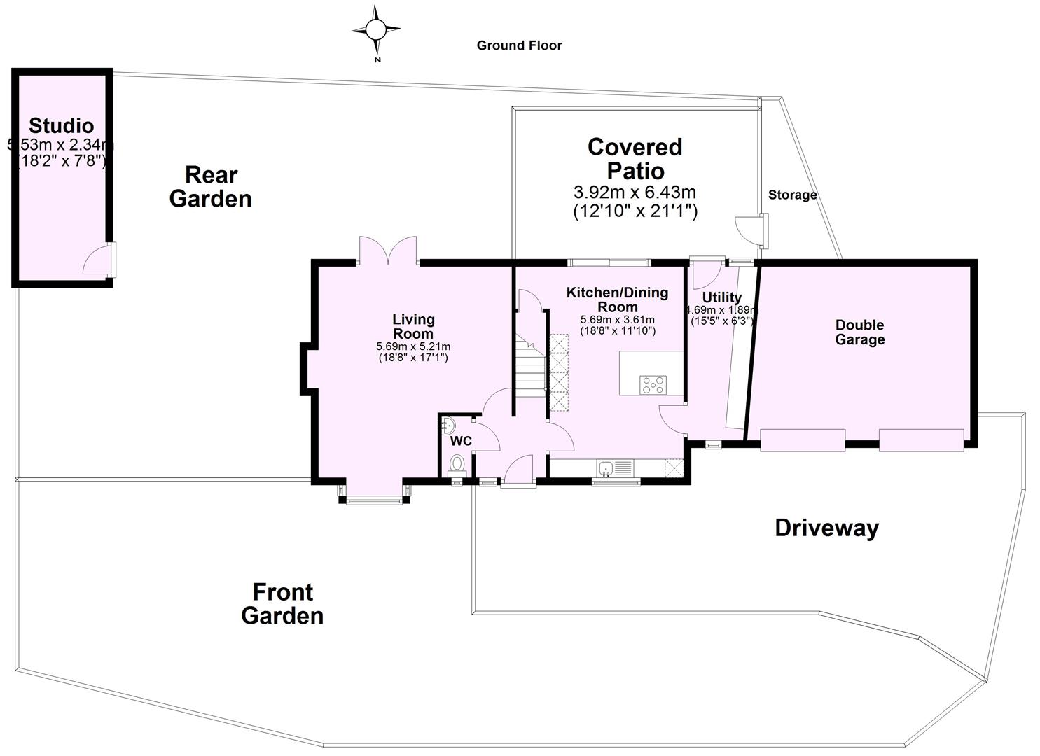 1, Beckside, York floorplan