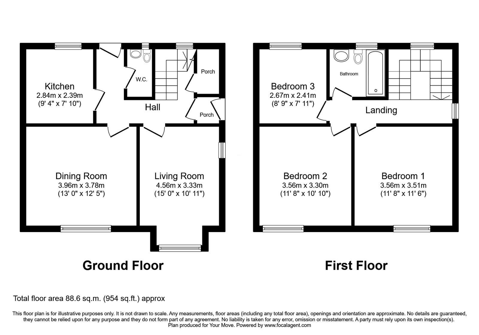 Barley Cote Grove, Keighley floorplan