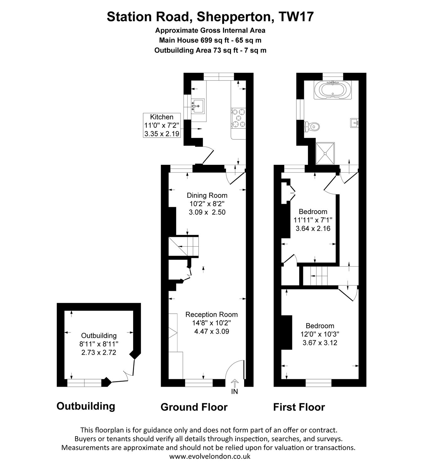7, Station Road, Shepperton floorplan