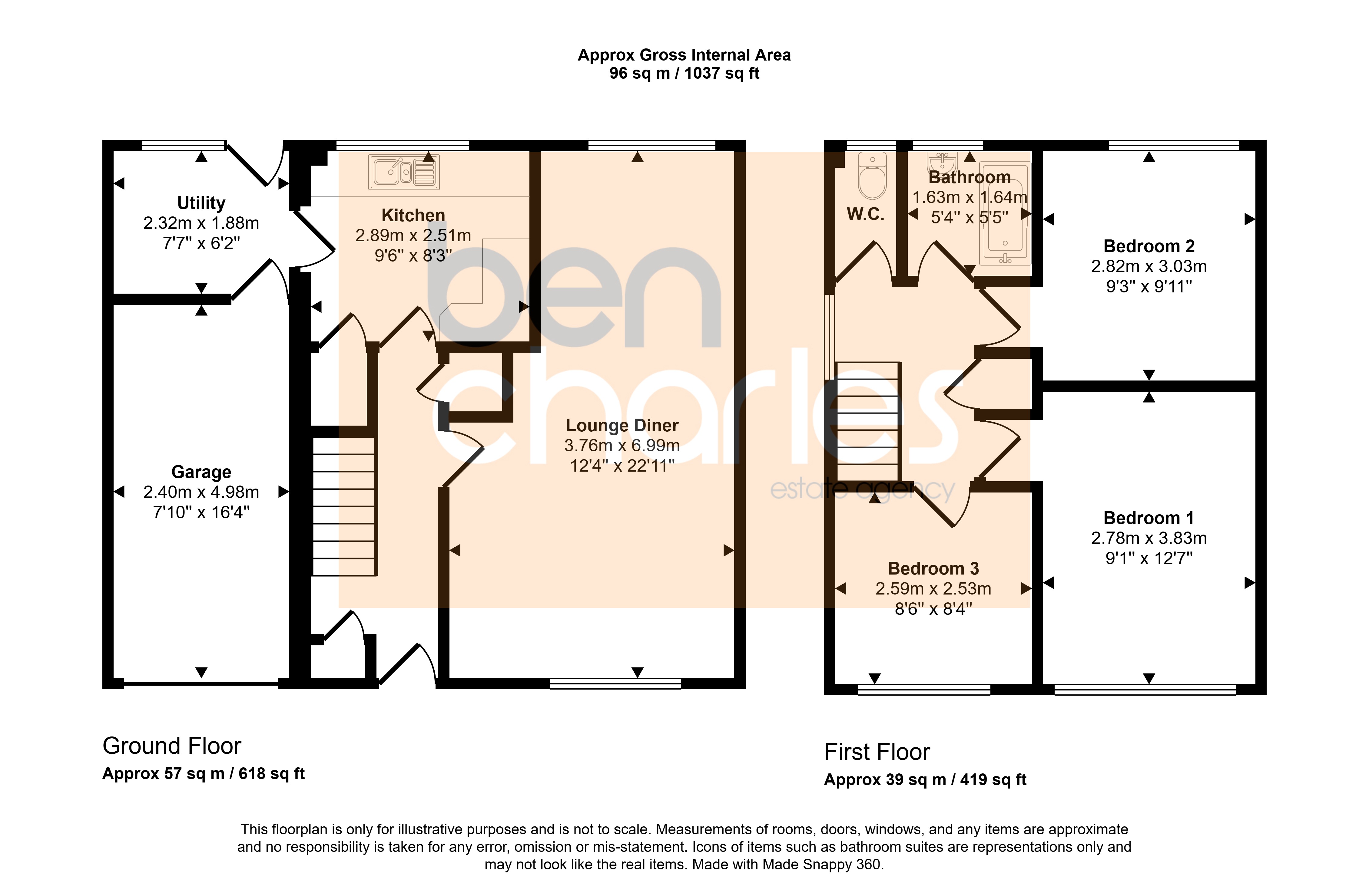 54, Wolsingham Drive, Durham floorplan