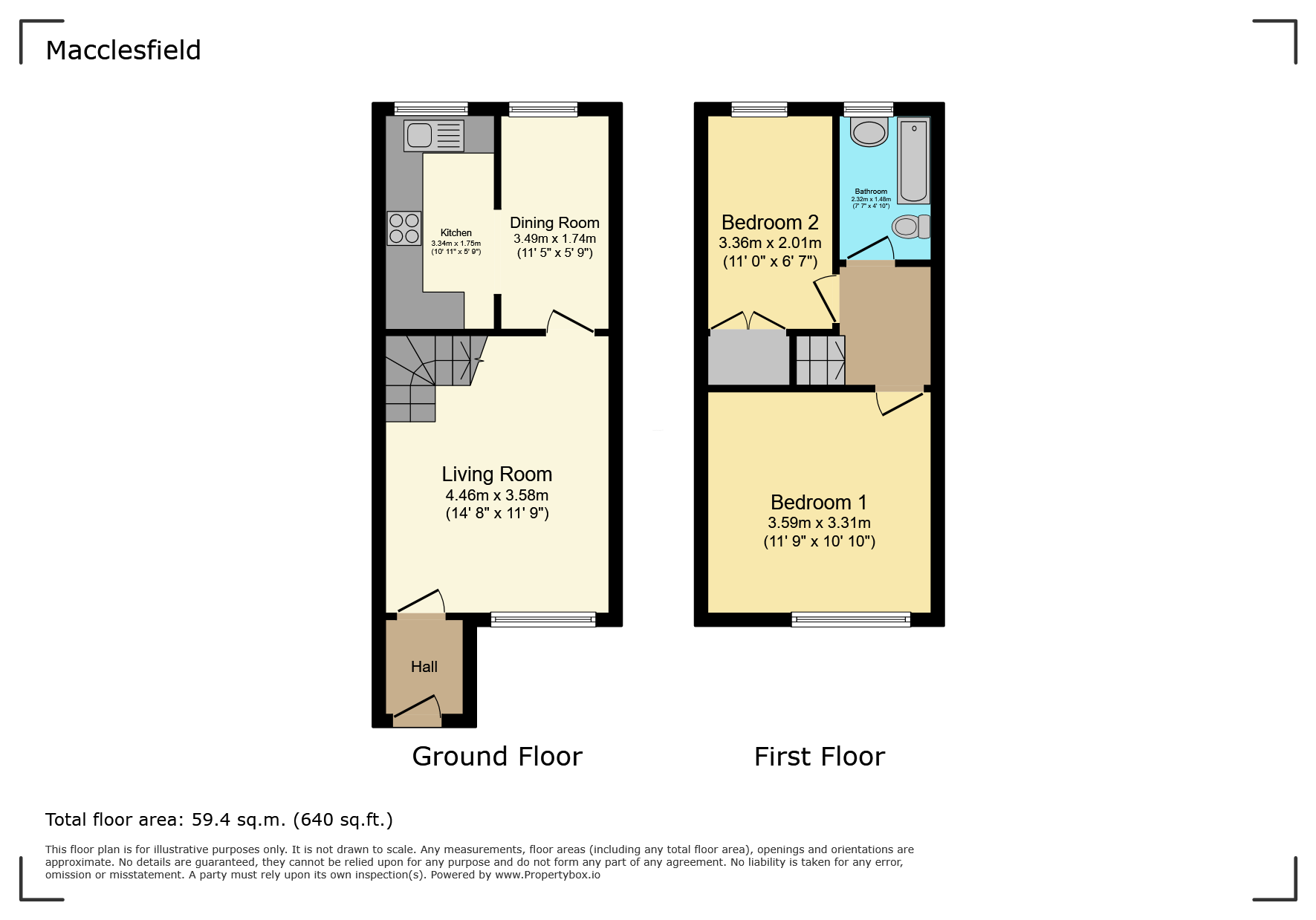 29, Eldon Road, Cheshire floorplan