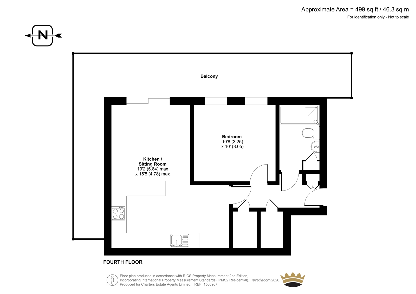 Flat 78, Southdown House, 4-8, Somerhill Avenue, East Sussex floorplan