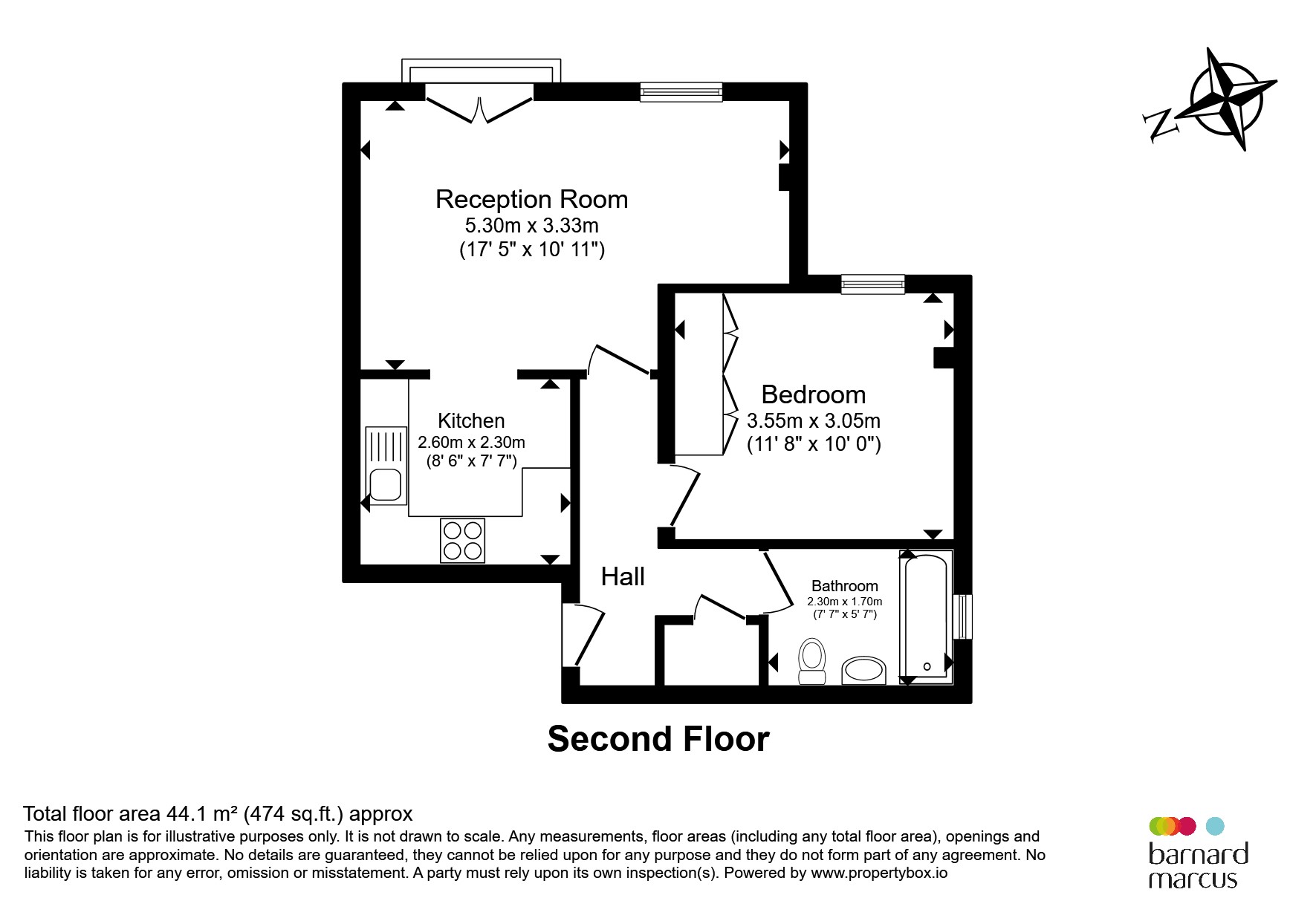 Flat 11, Harlequin Court, 234, Pampisford Road, South Croydon floorplan