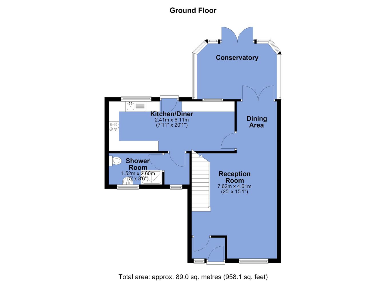 19, Holbeck Close, Bolton floorplan