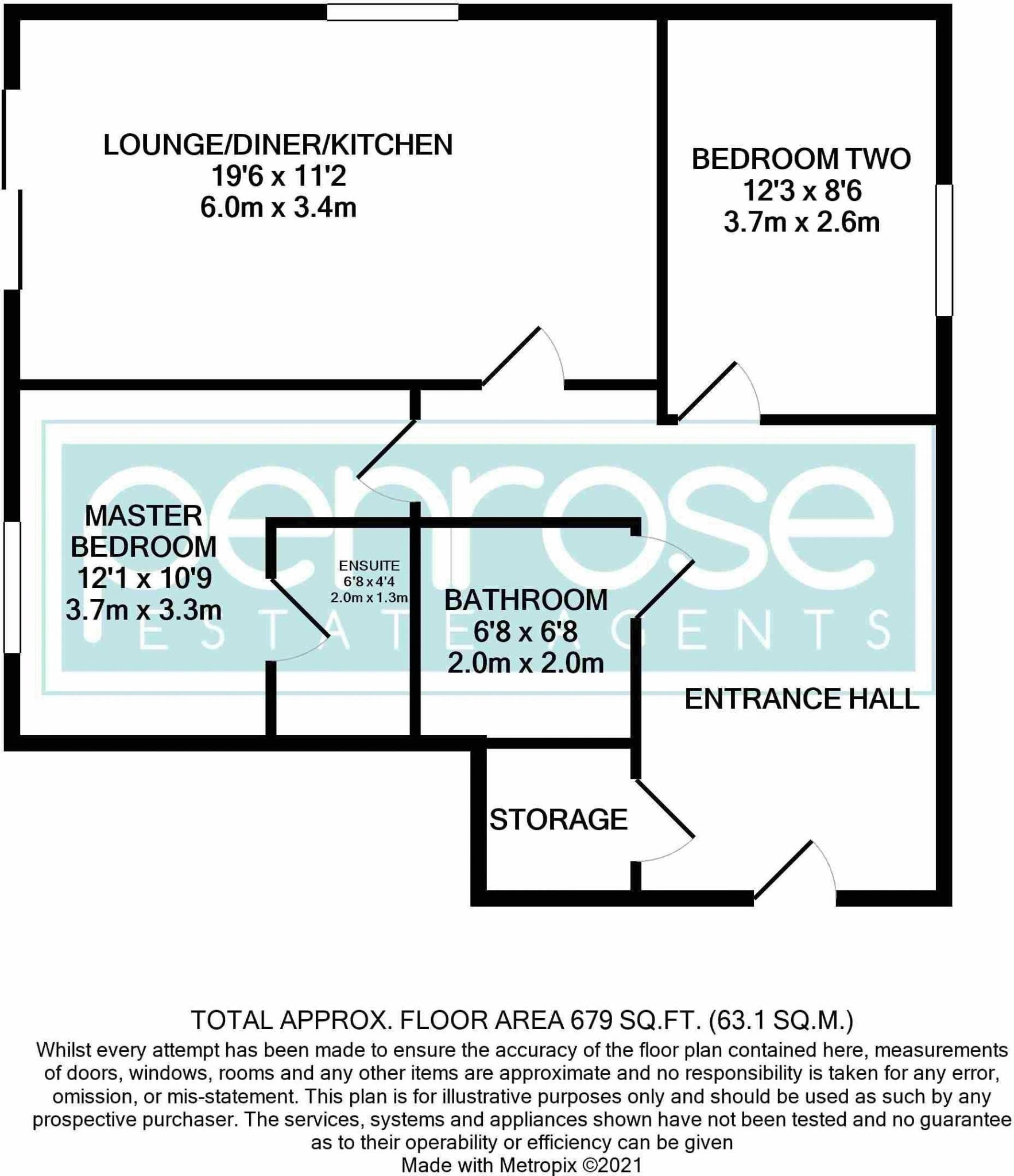 Brooklands Court, Luton floorplan