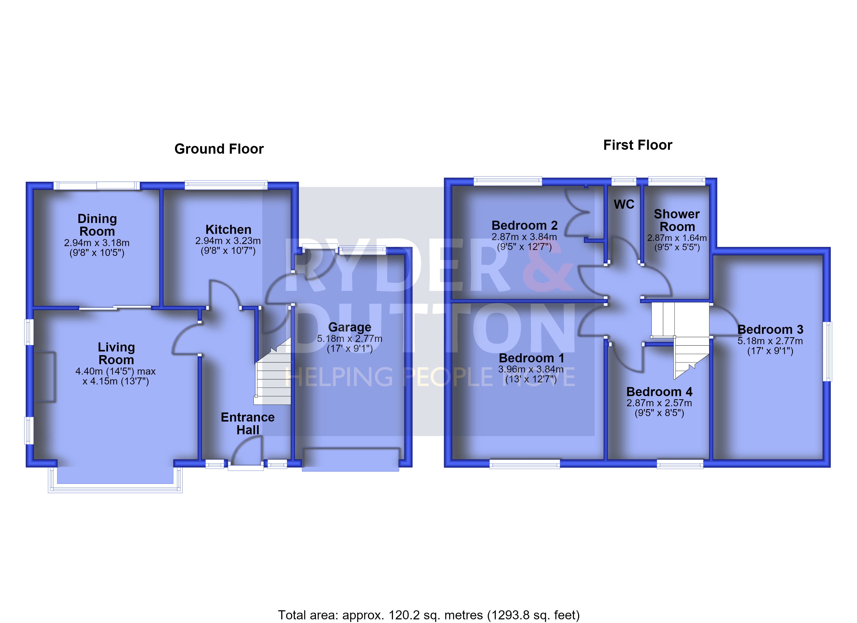 Springwood Hall Gardens, West Yorkshire floorplan