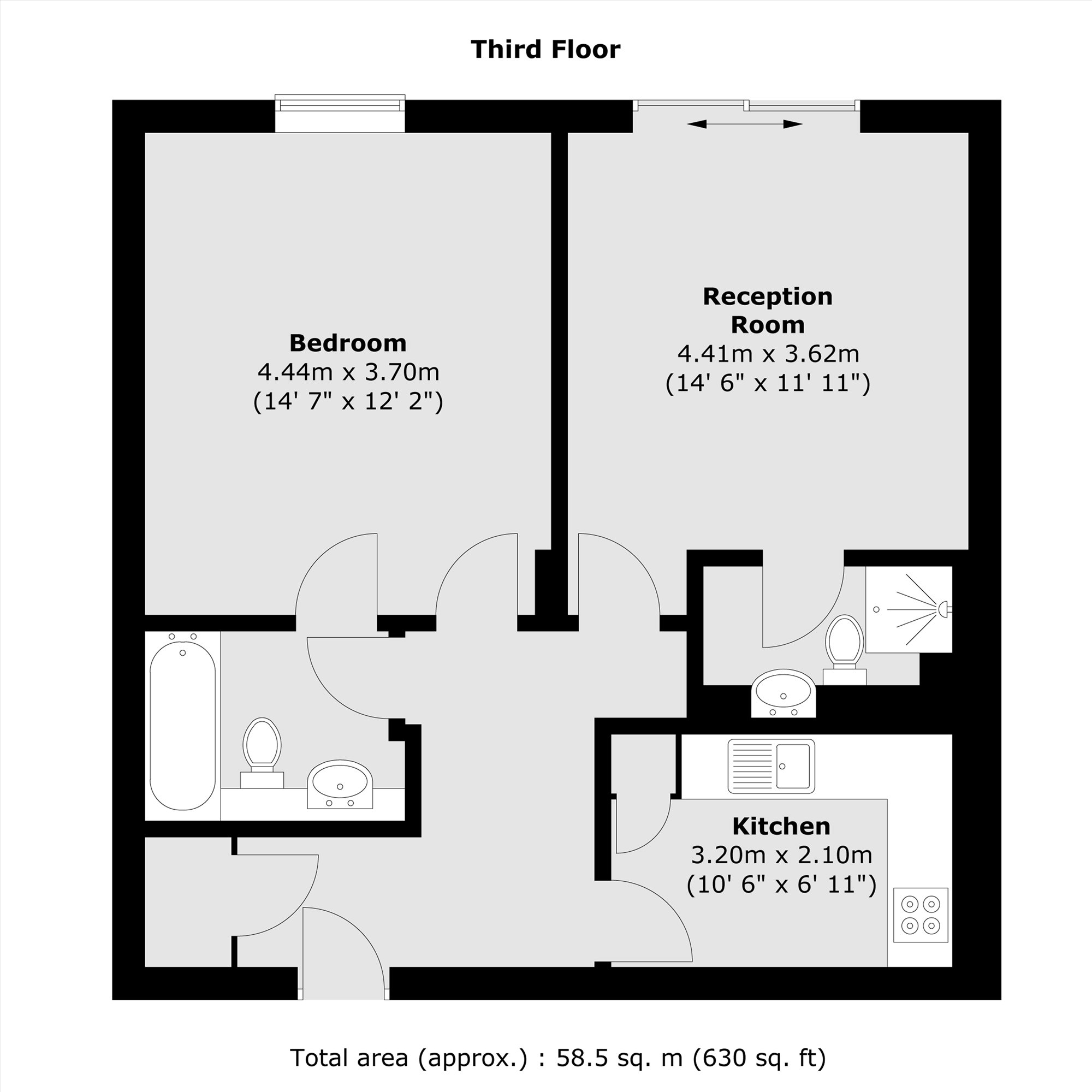 Lawn House Close, London floorplan