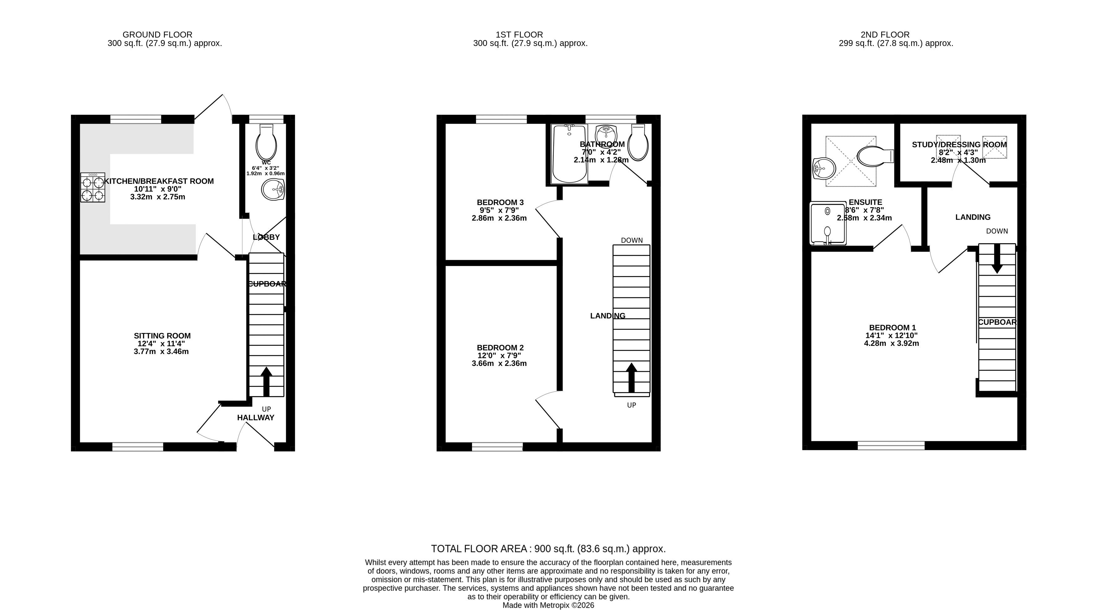 2, Trafalgar Court, Weston-Super-Mare floorplan