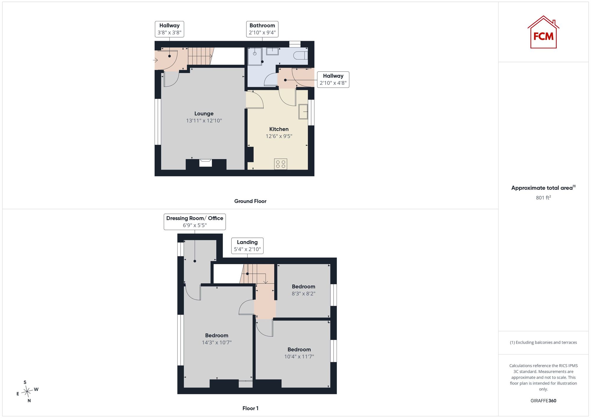 140 High Road, Whitehaven floorplan